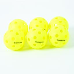 SHOSHIN Indoor Pickleballs - Pack of 6