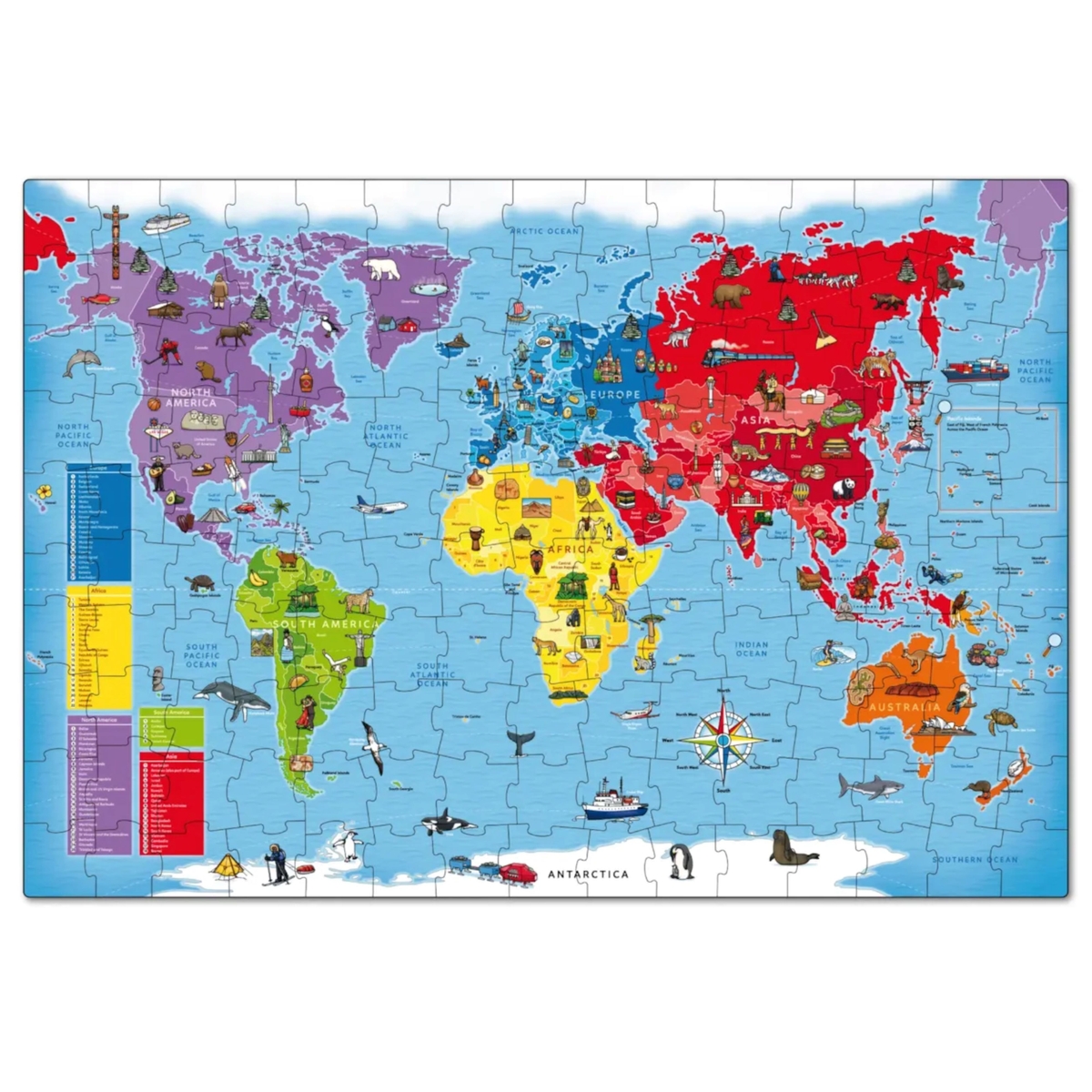 Orchard Toys Map of the World Puzzle & Poster | HP00058600 | Findel ...