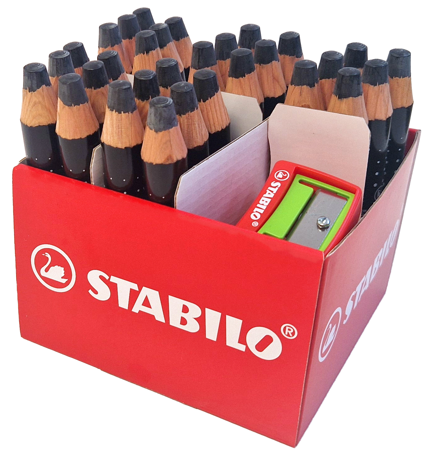 STABILO MARKdry Classpack Blk Pk30 2shrp