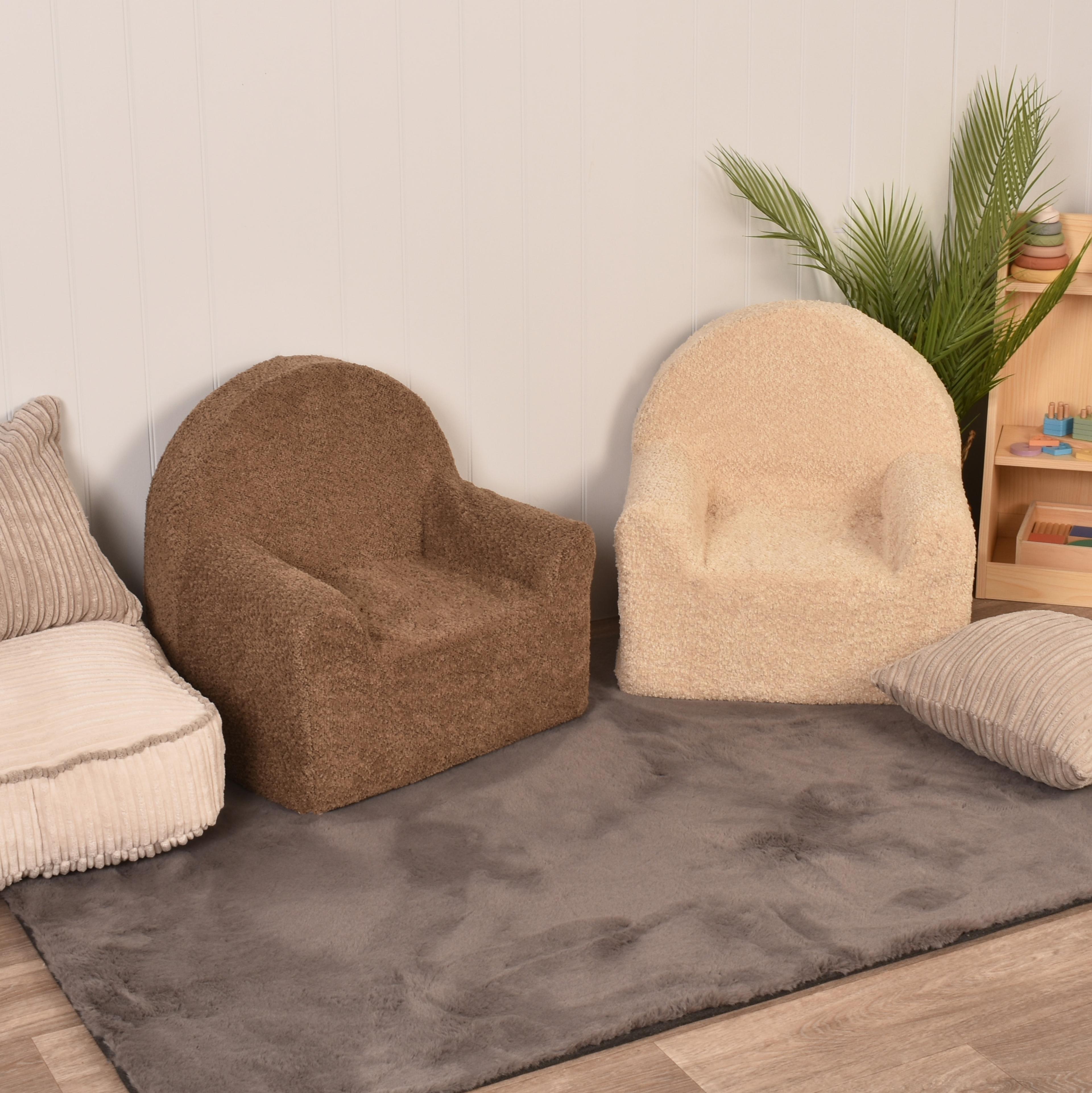 Pair of Cosy Boucle Armchairs from Hope Education