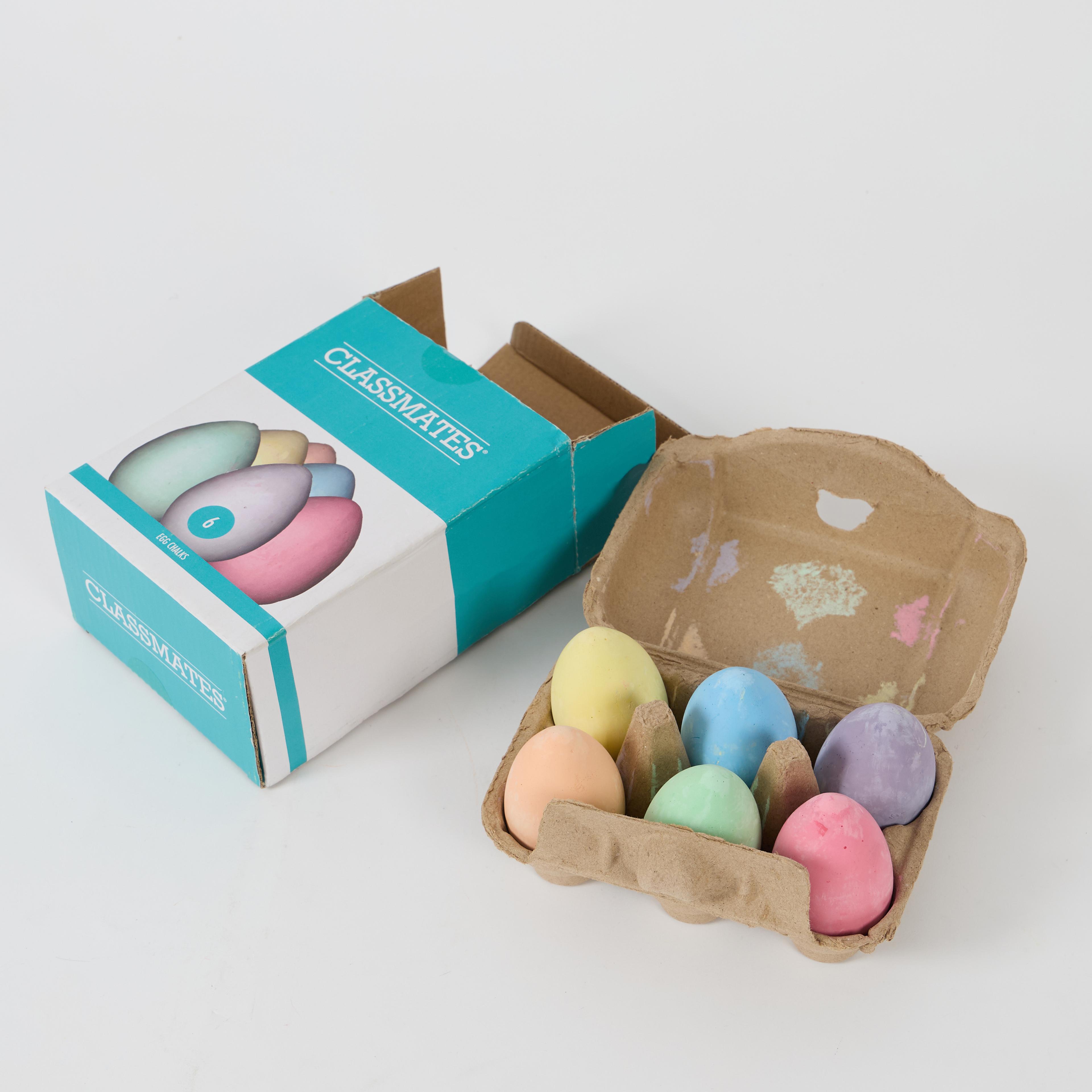 Classmates Egg Chalks - Pack of 6