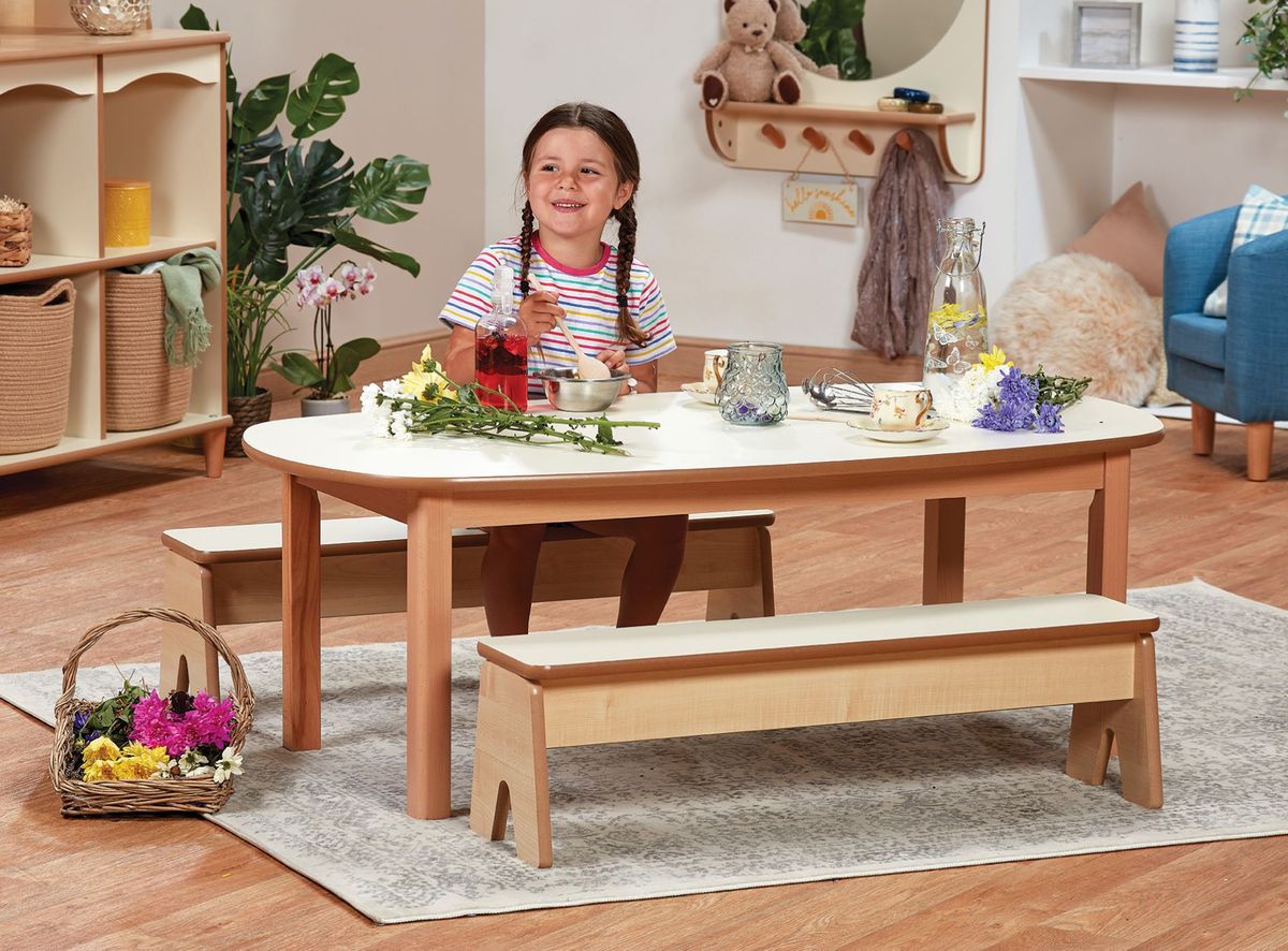 Millhouse Home from Home Role Play Table & Benches | GP00058657 | GLS