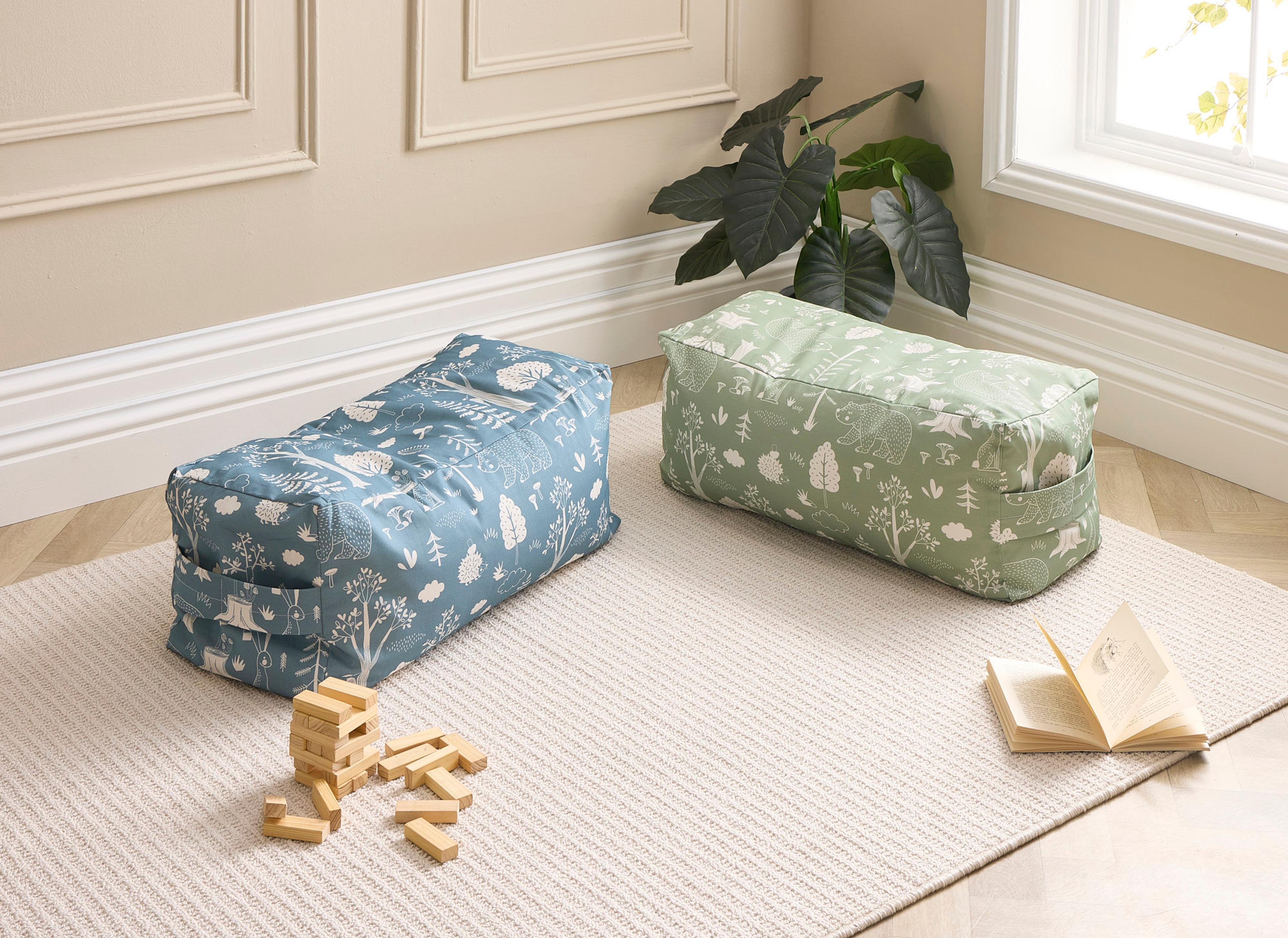 Sage Green & Blue Two Seater Benches from Hope Education - Pack of 2