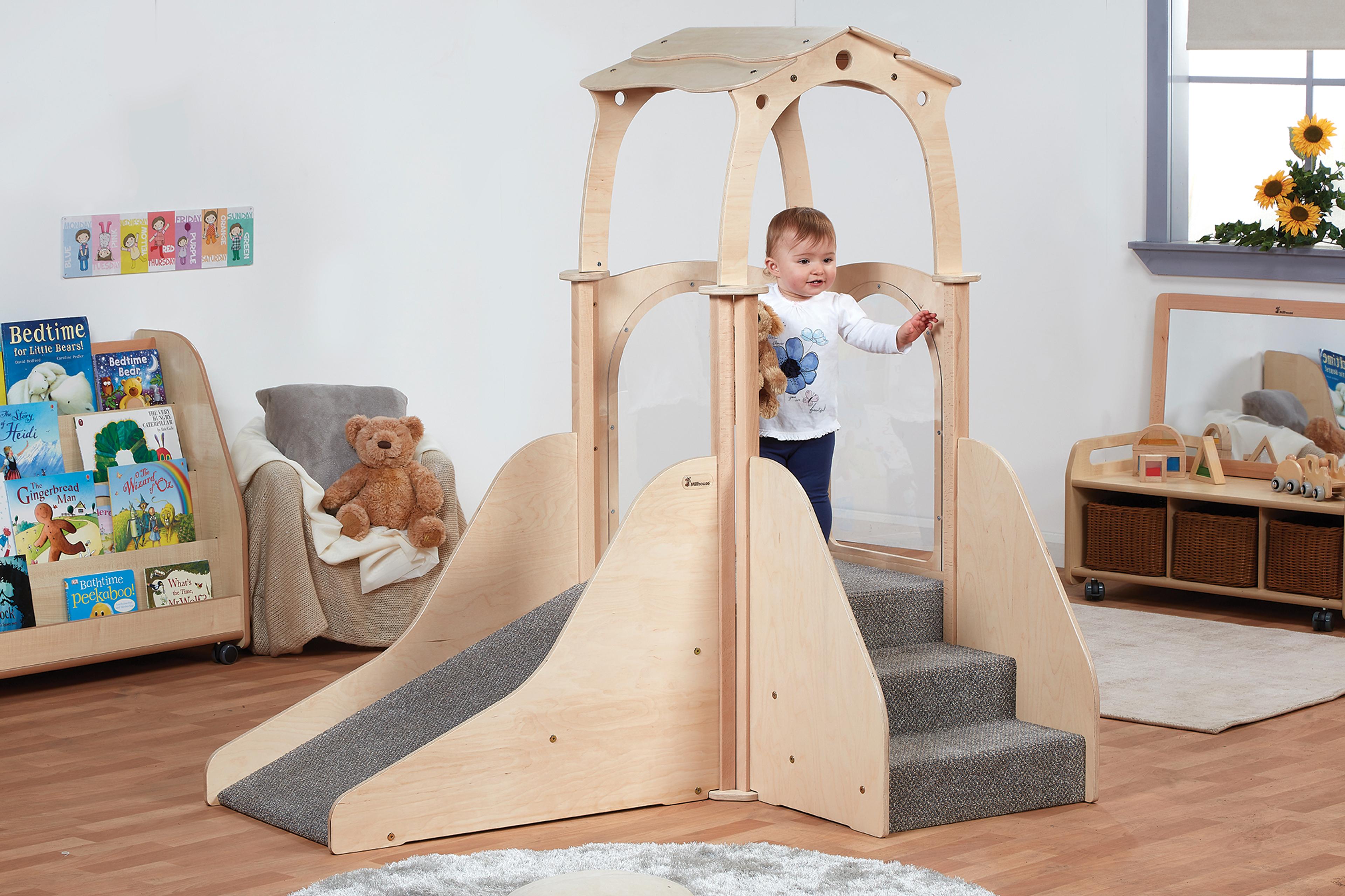 Millhouse First Steps Kinder Gym with Roof 