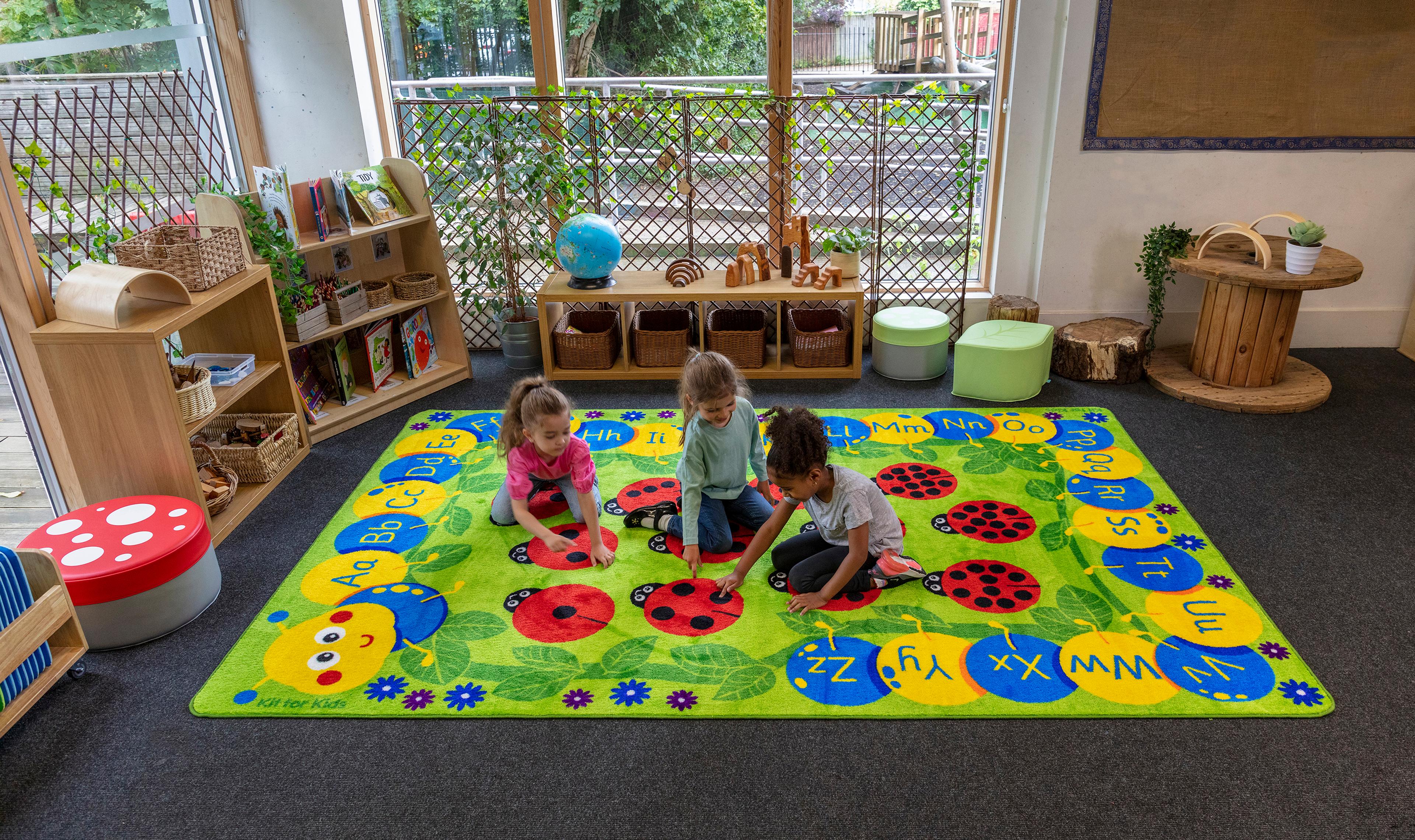 Kit for Kids Back to Nature Chloe Caterpillar Numeracy & Literacy Carpet