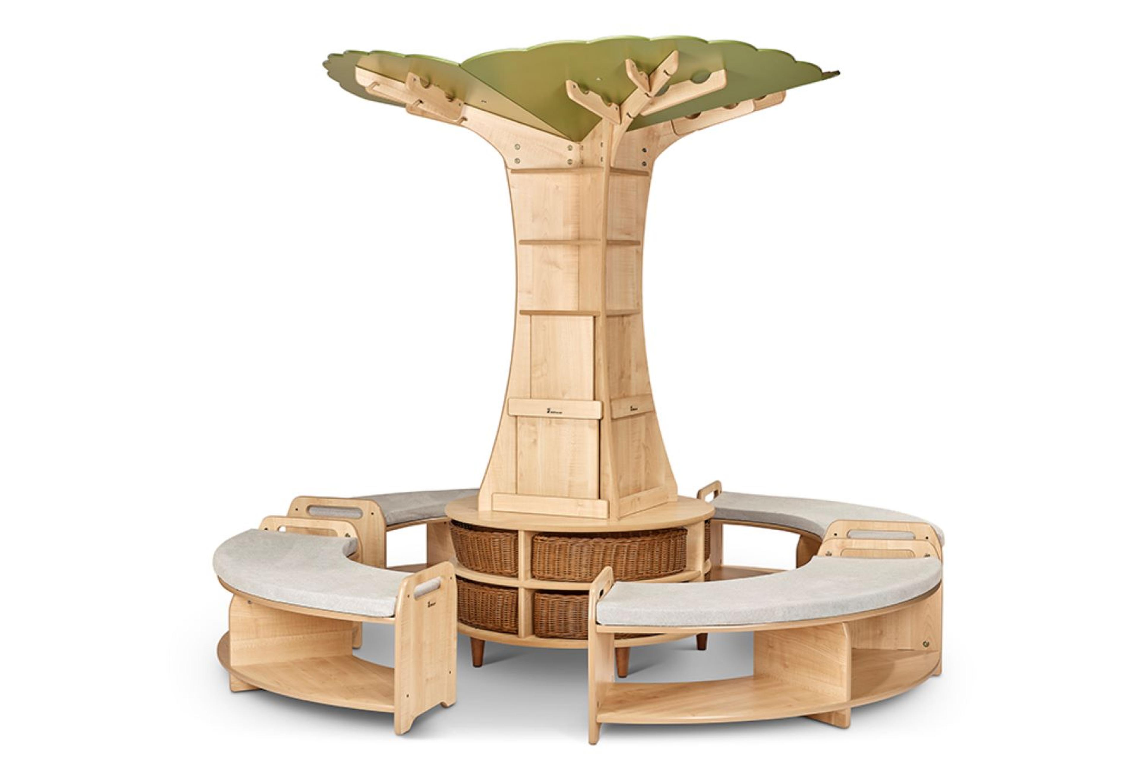 Millhouse Storytelling Tree with Benches and Basket