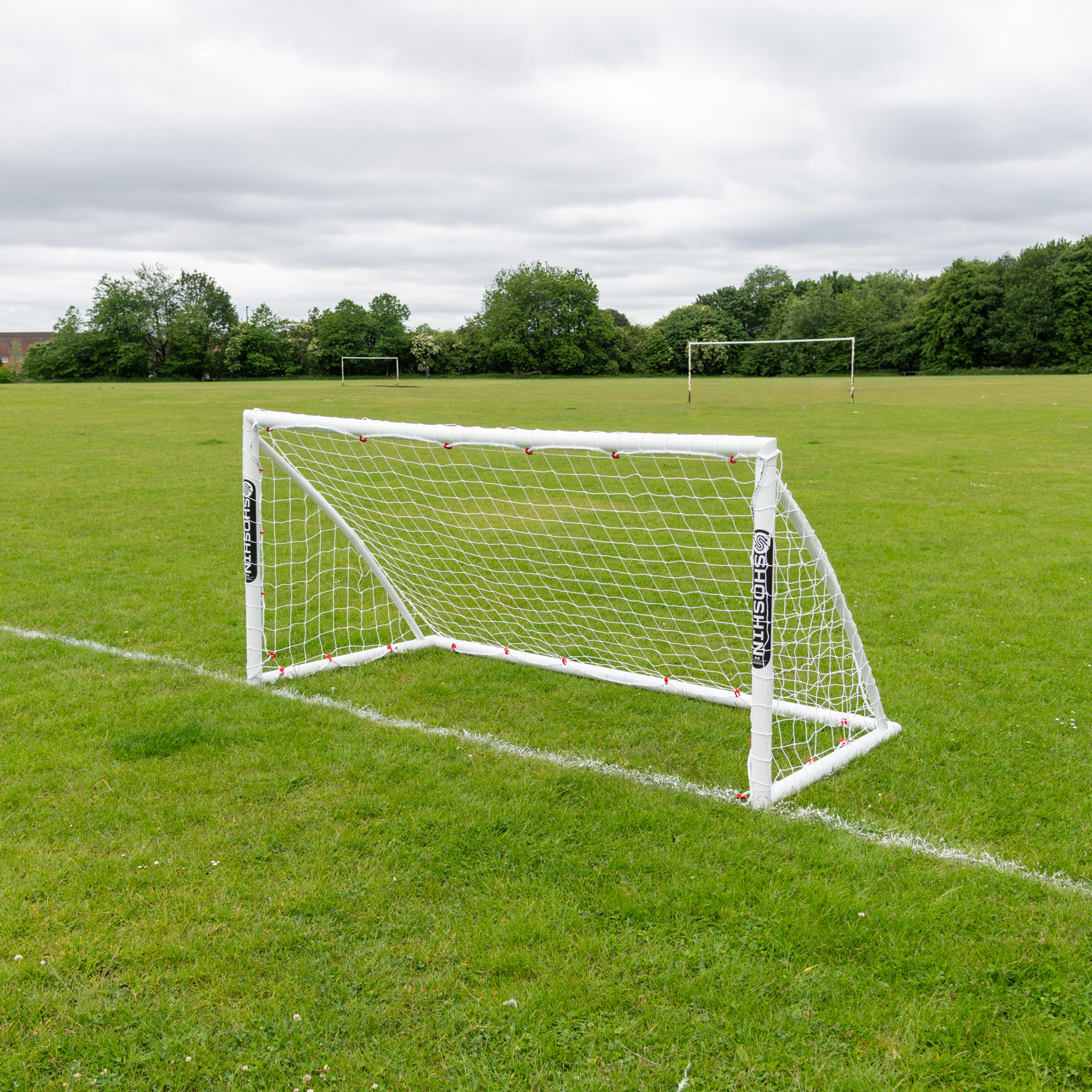 SHOSHIN UPVC Goal - White - 8 x 4ft