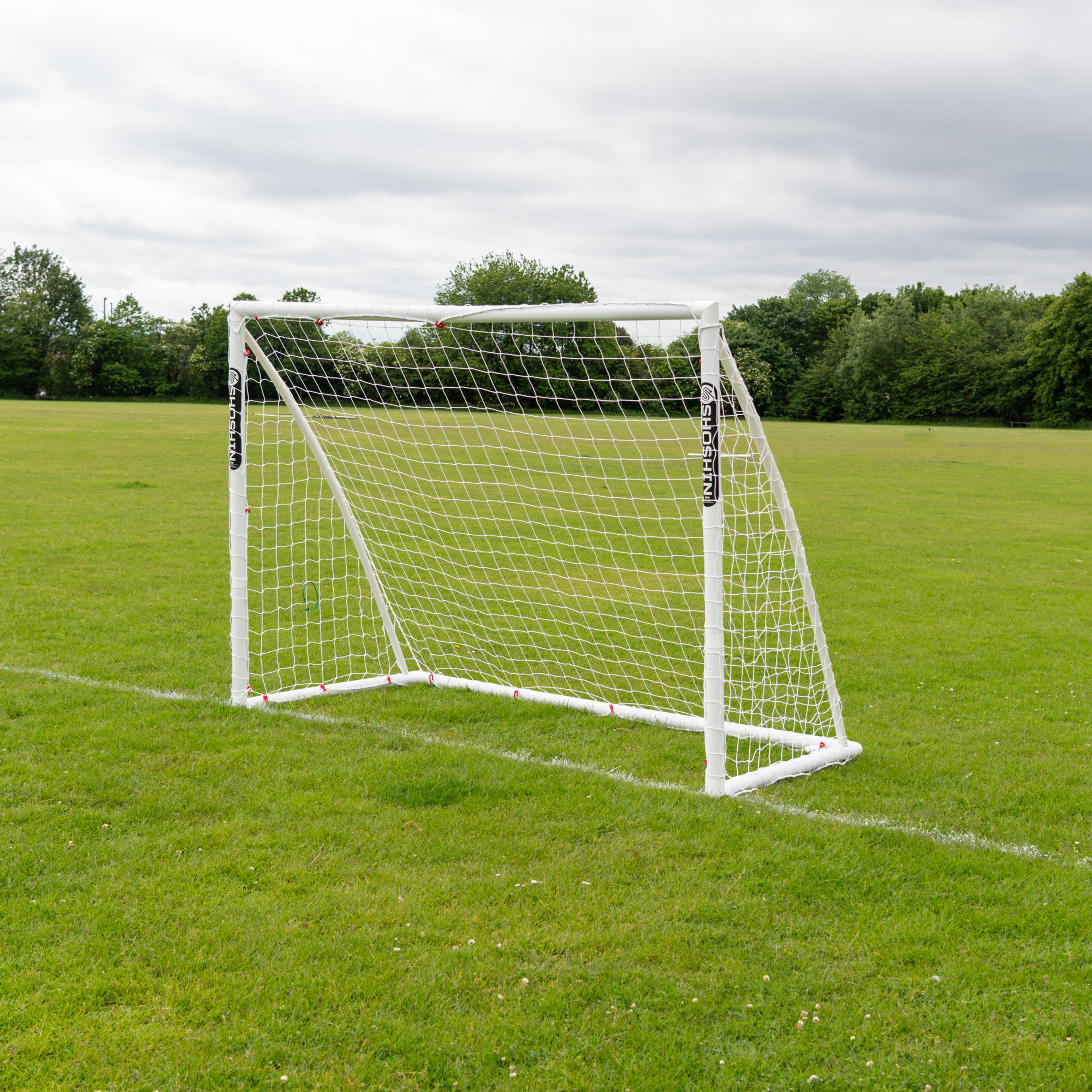 SHOSHIN UPVC Goal - White - 8 x 6ft