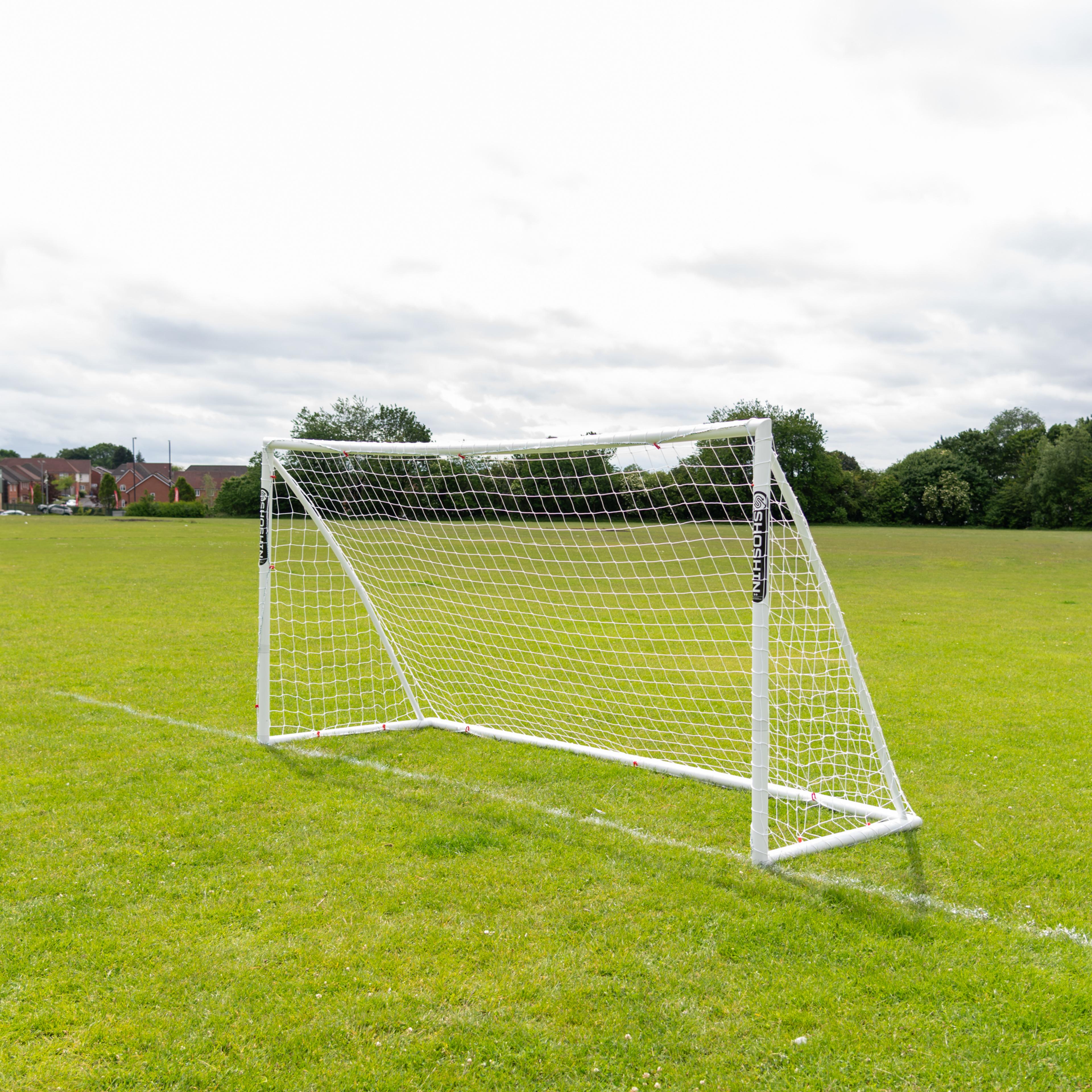 SHOSHIN UPVC Goal - White - 12 x 6ft