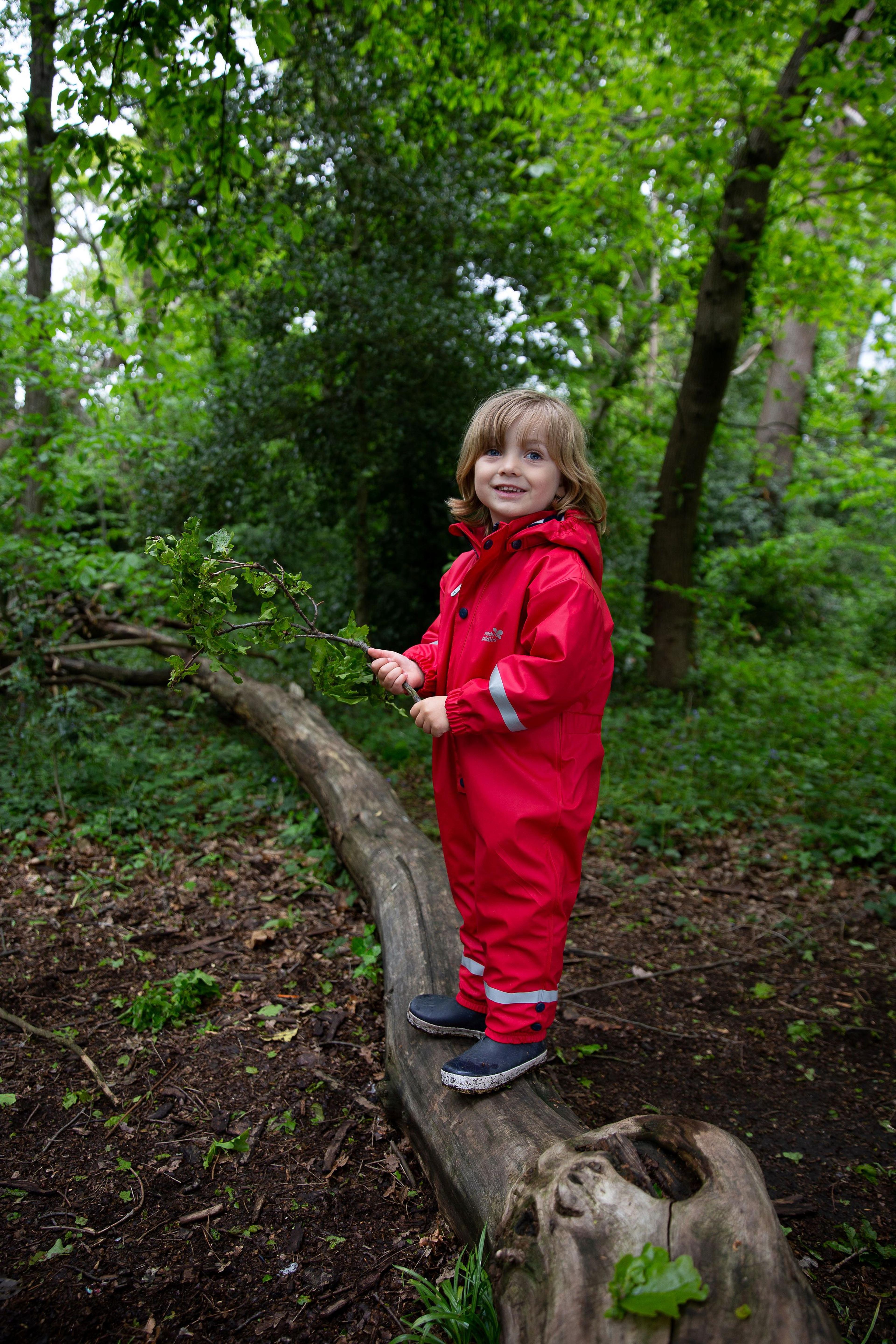 Muddy Puddles Puddleflex All in One Suit 4-5 Years Red