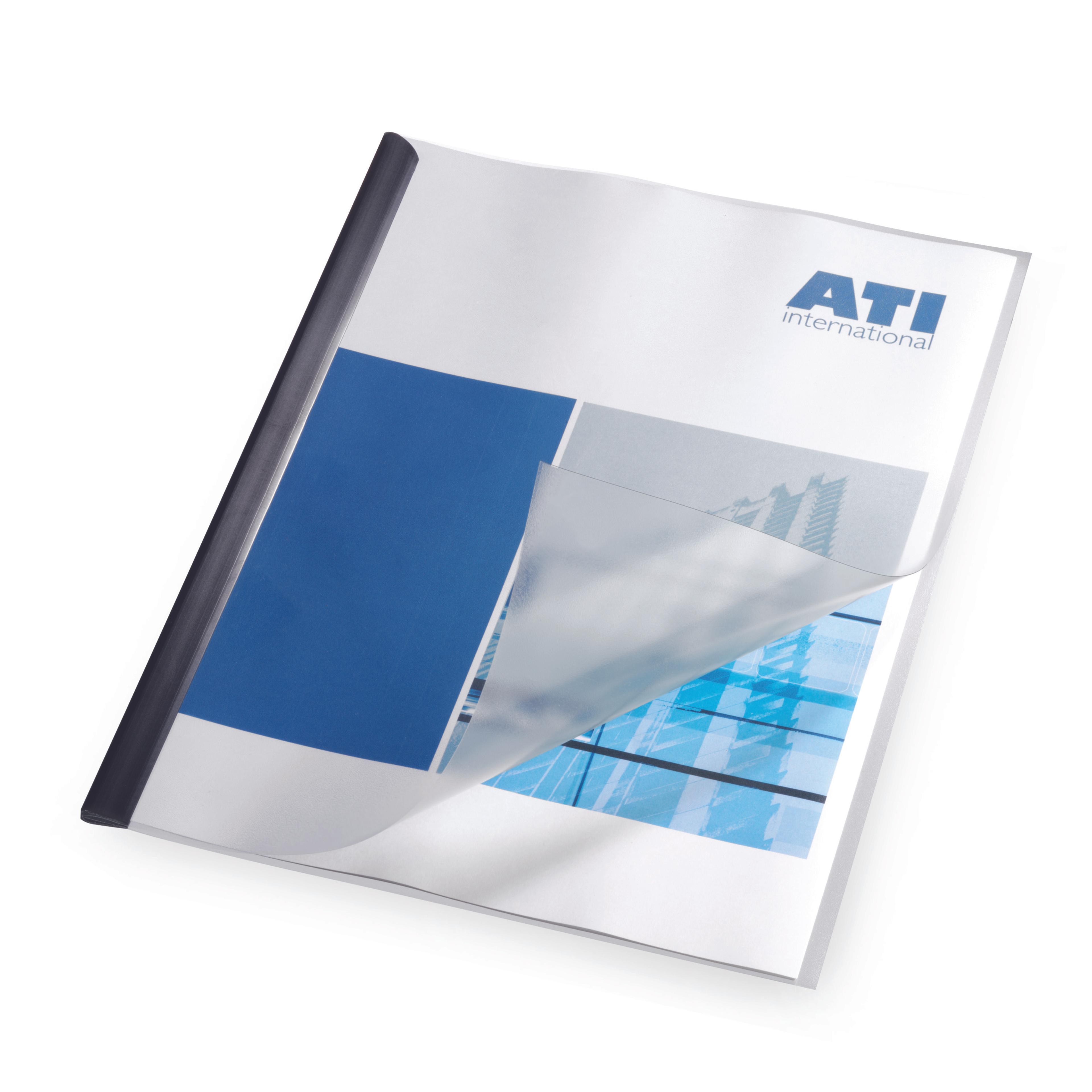 Durable A4 Transparent Clear Report Covers - 50 Pack