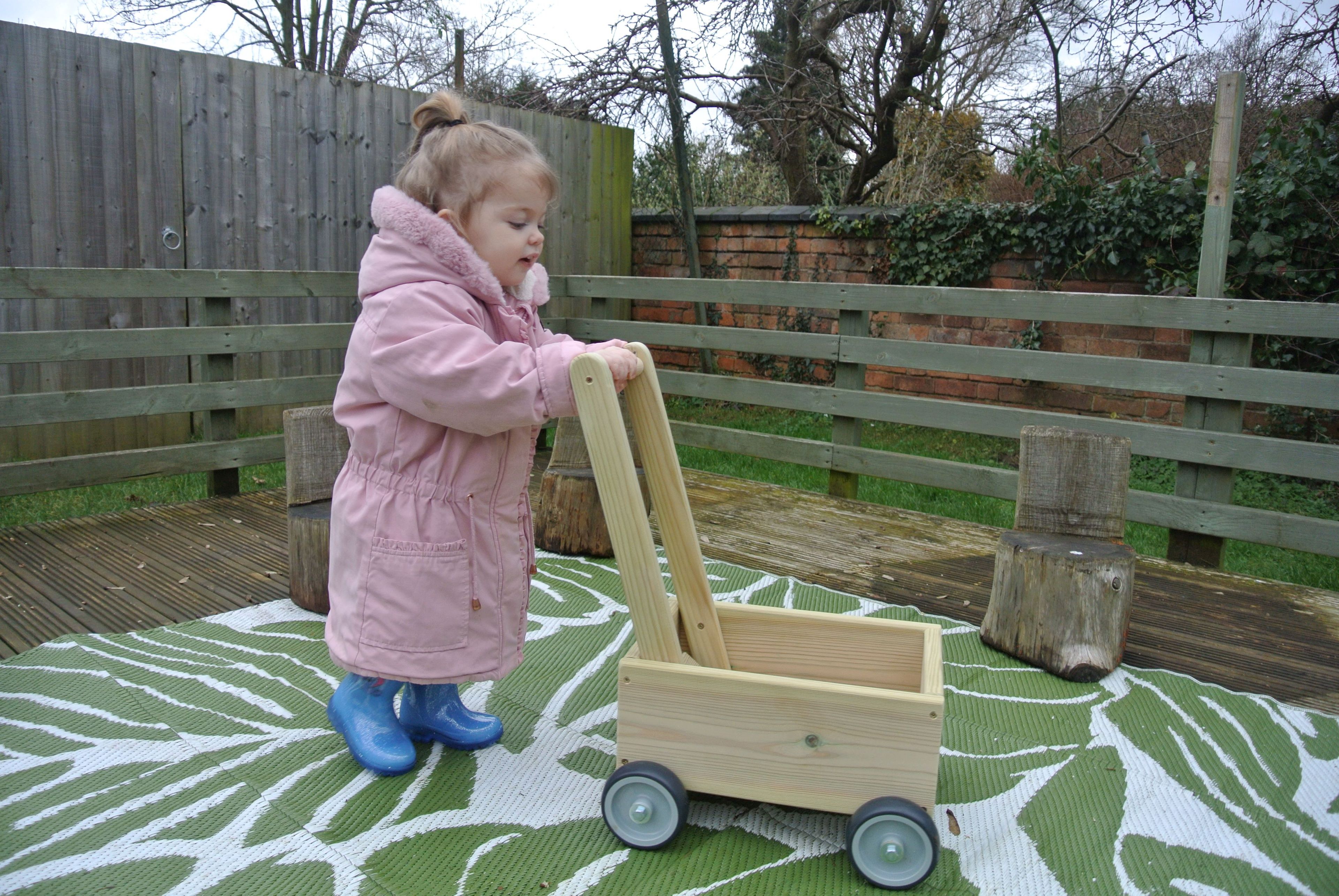 Under 2's Wooden Push Cart from Hope Education 
