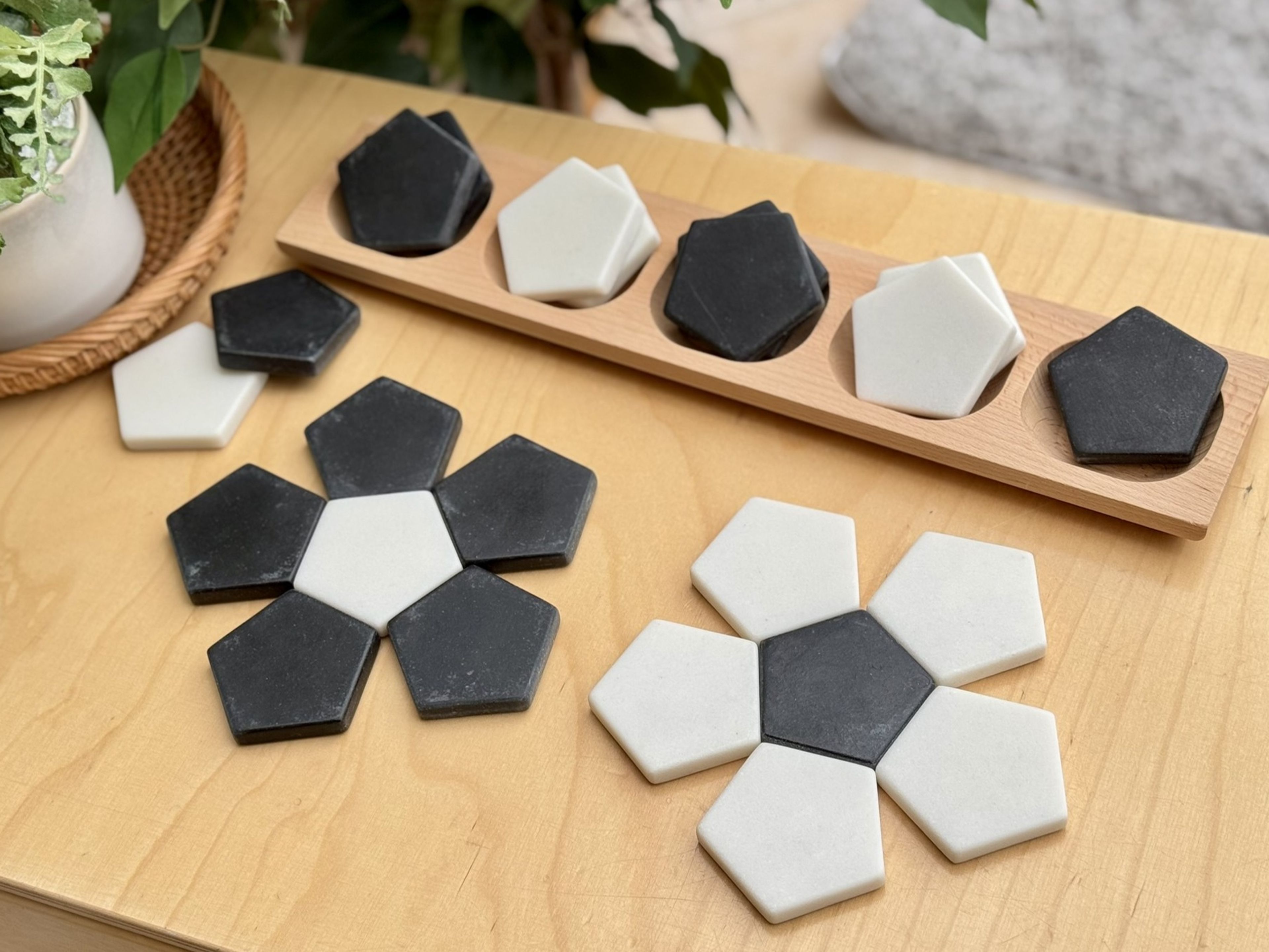 Yellow Door Patterning Pentagons