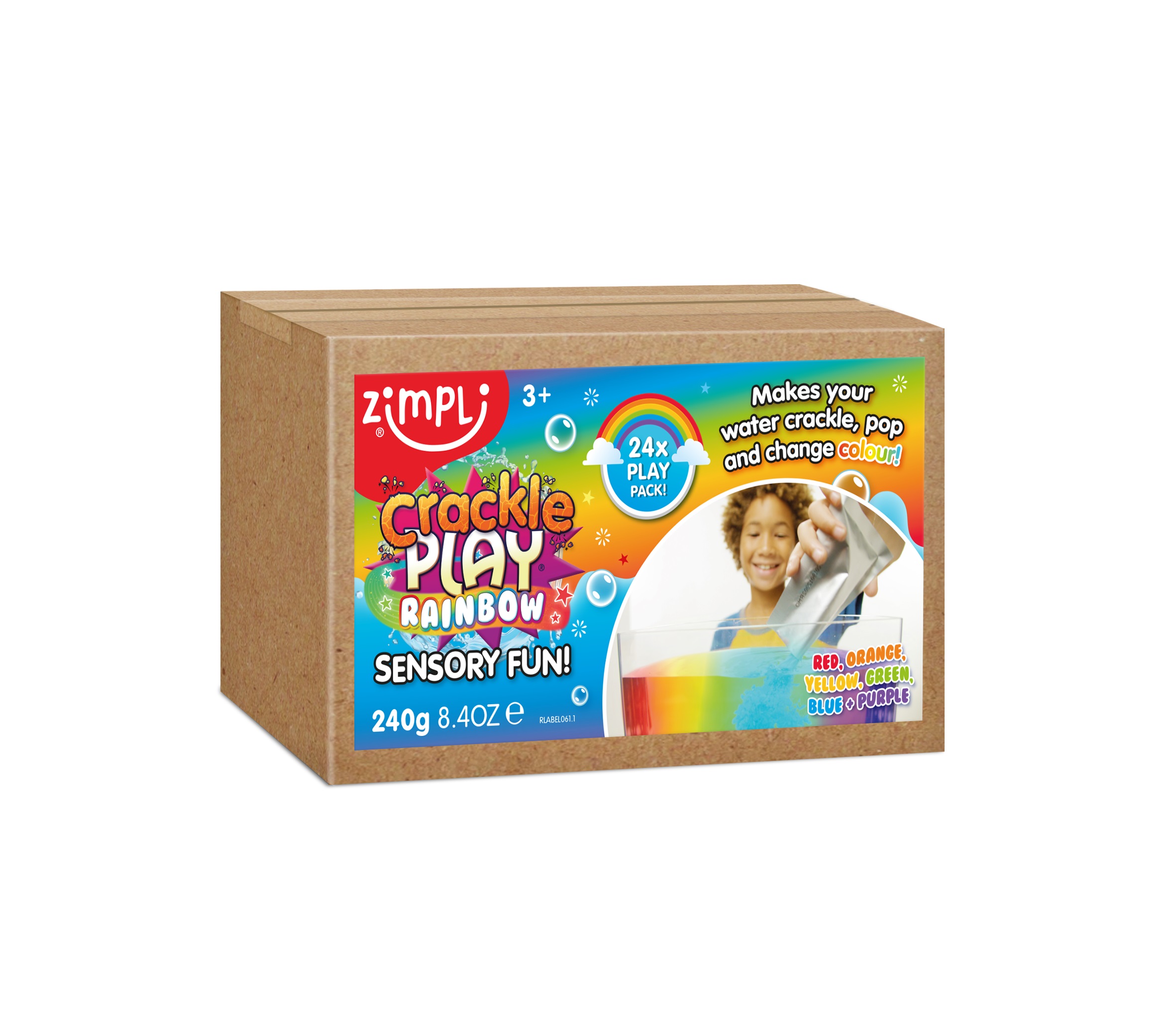 Zimpli Kids Crackle Play Rainbow