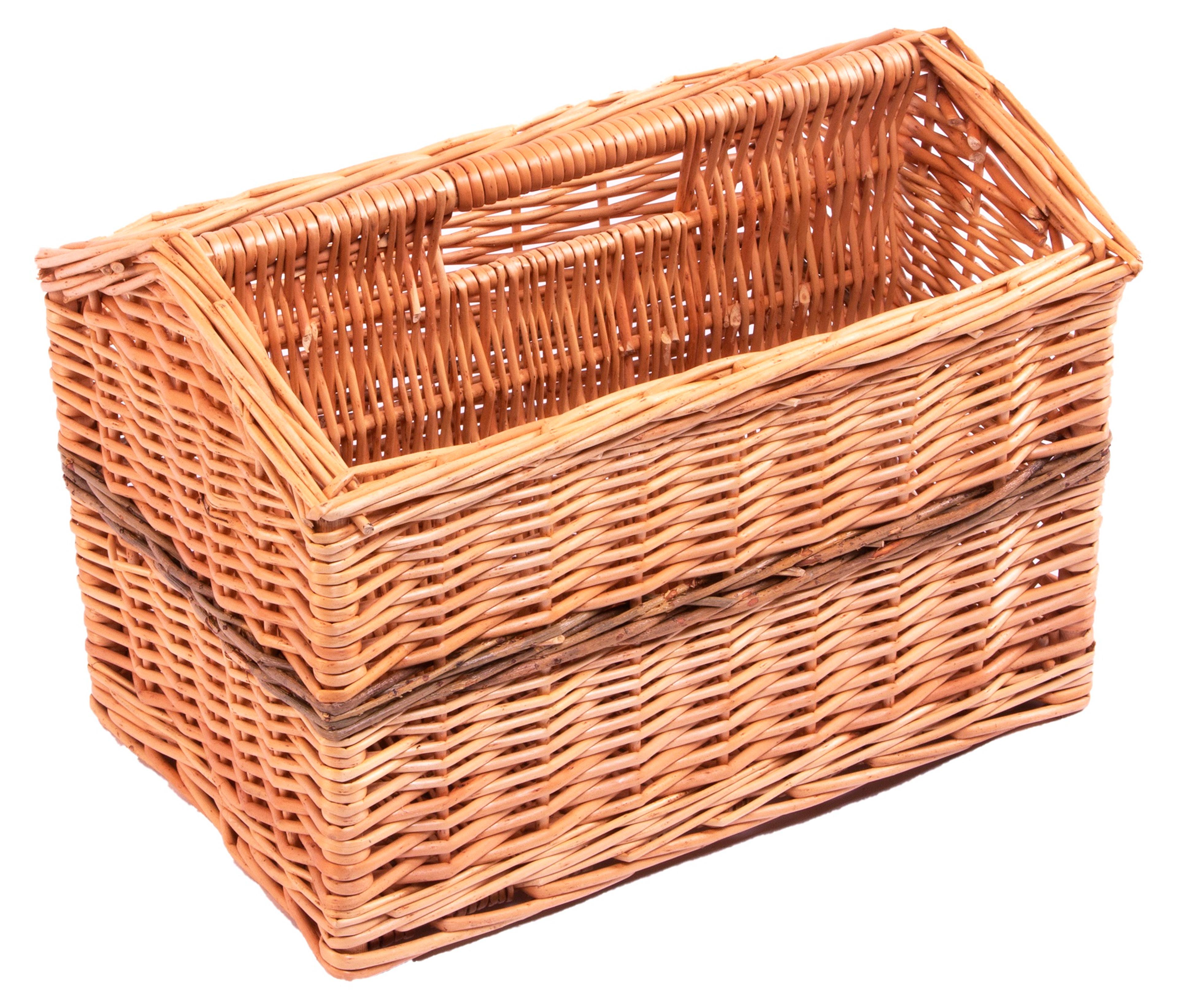 Willow Book Basket