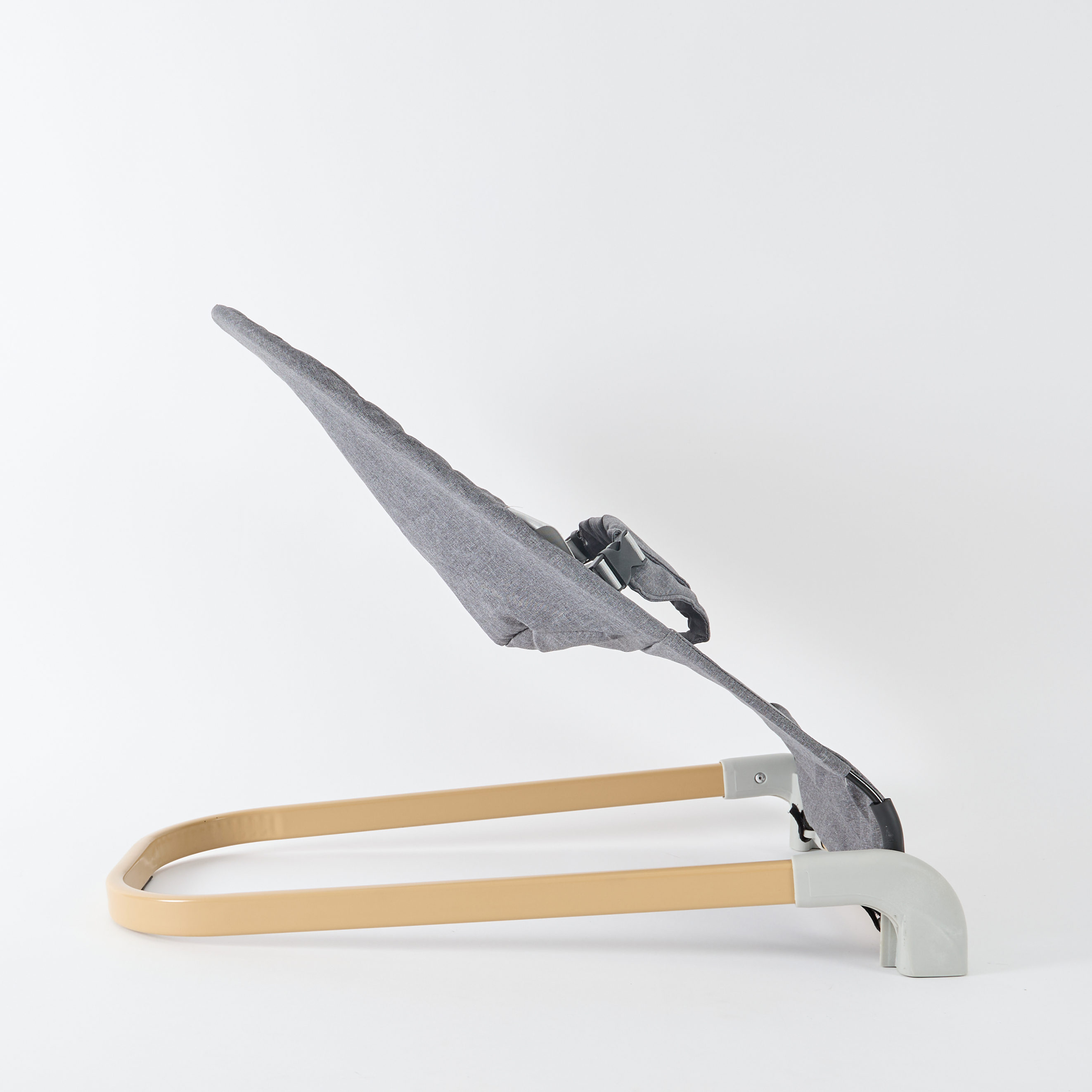 Grey Baby Bouncer with Wood Effect Base from Hope Education