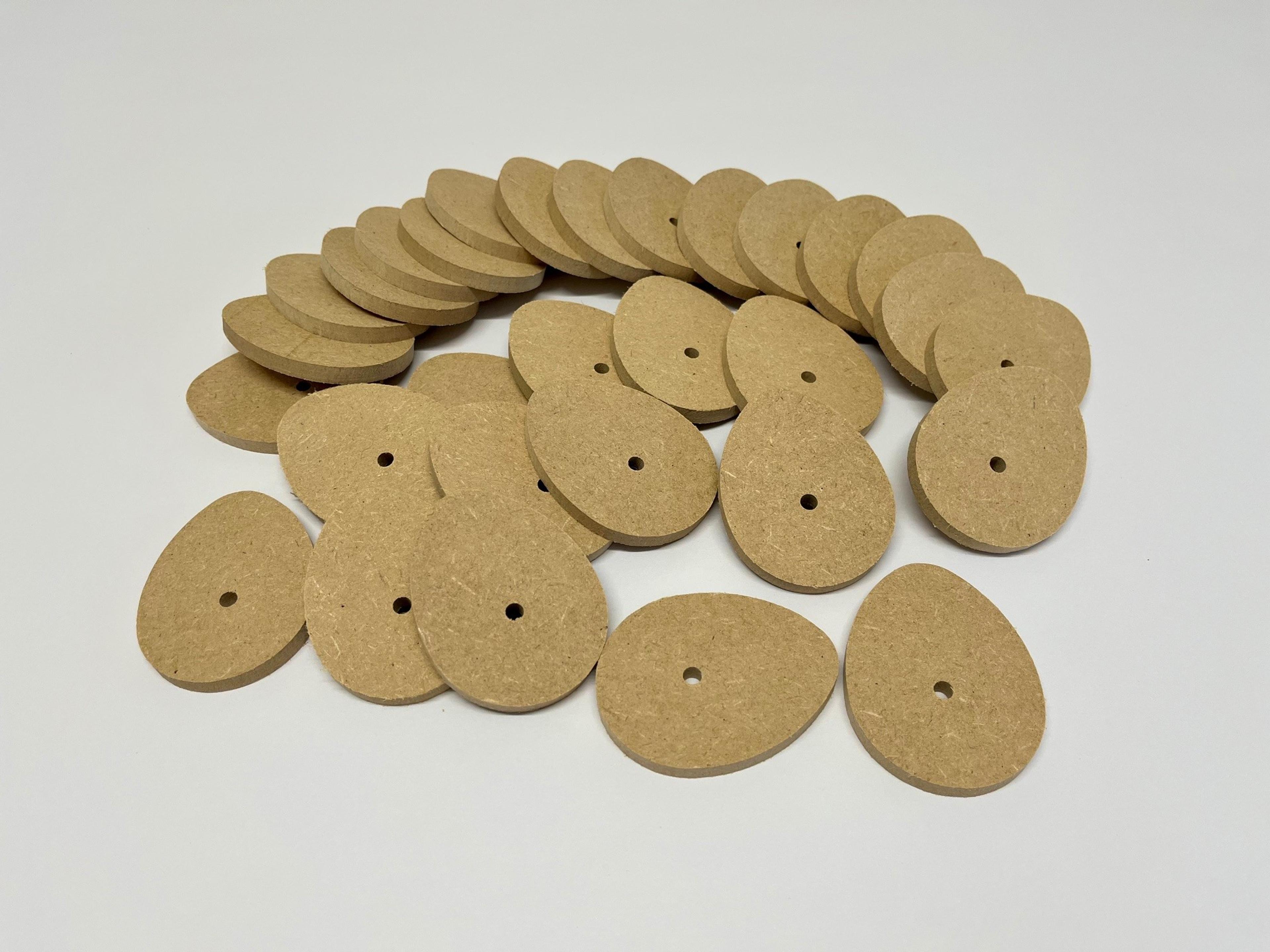 MDF Cams/4mm Hole Single Rise Pack of 30
