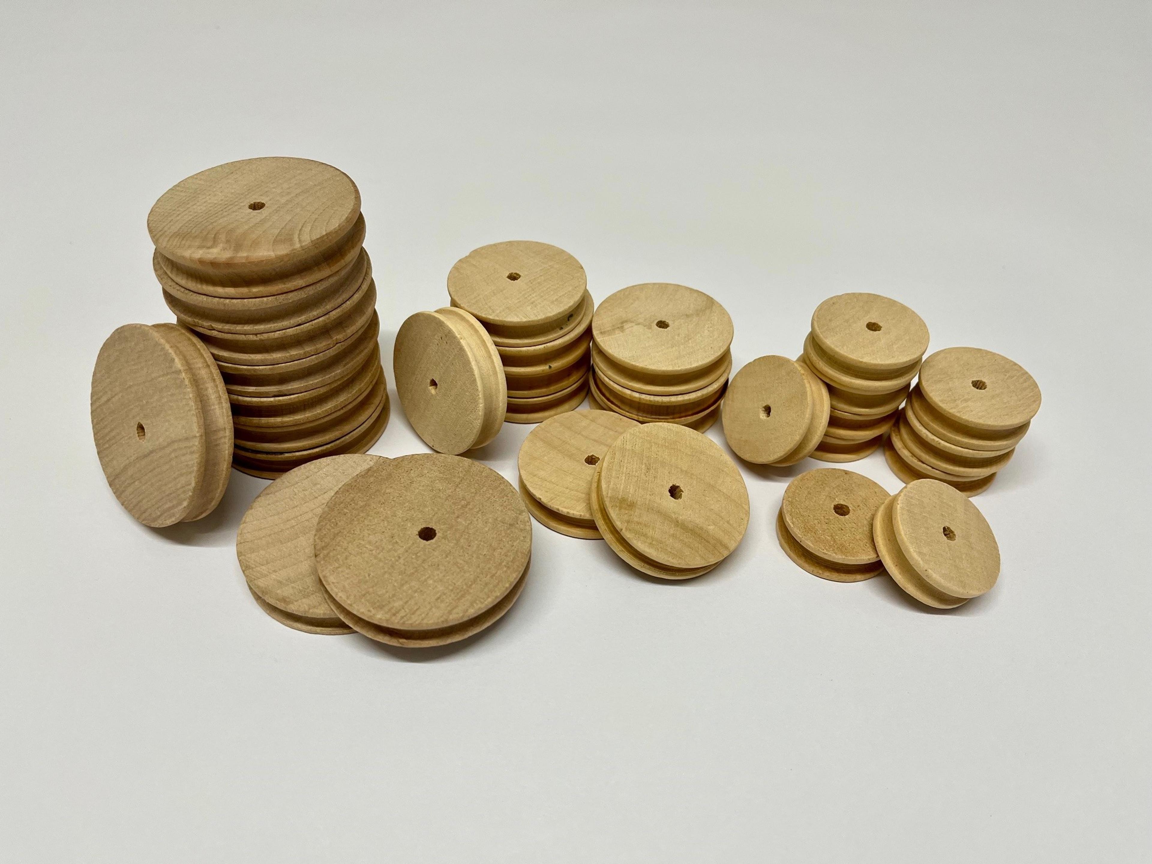 Birch Pulleys Assorted Sizes Pack of 30