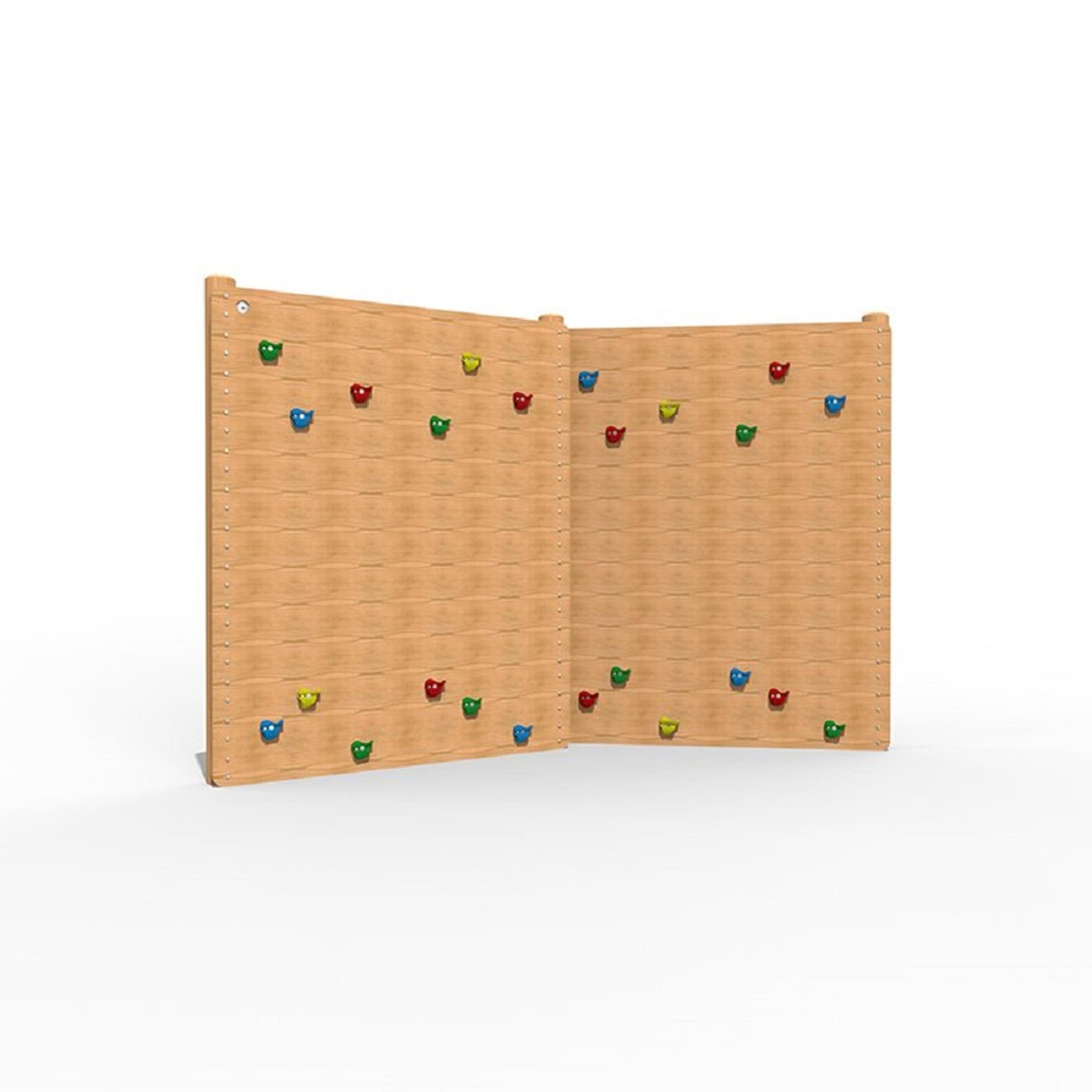 Wooden Traverse Wall - 2 Section
