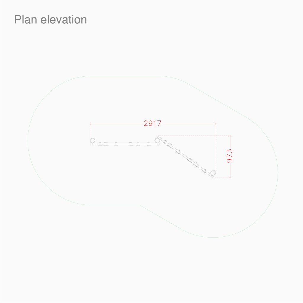 Wooden Traverse Wall - 2 section