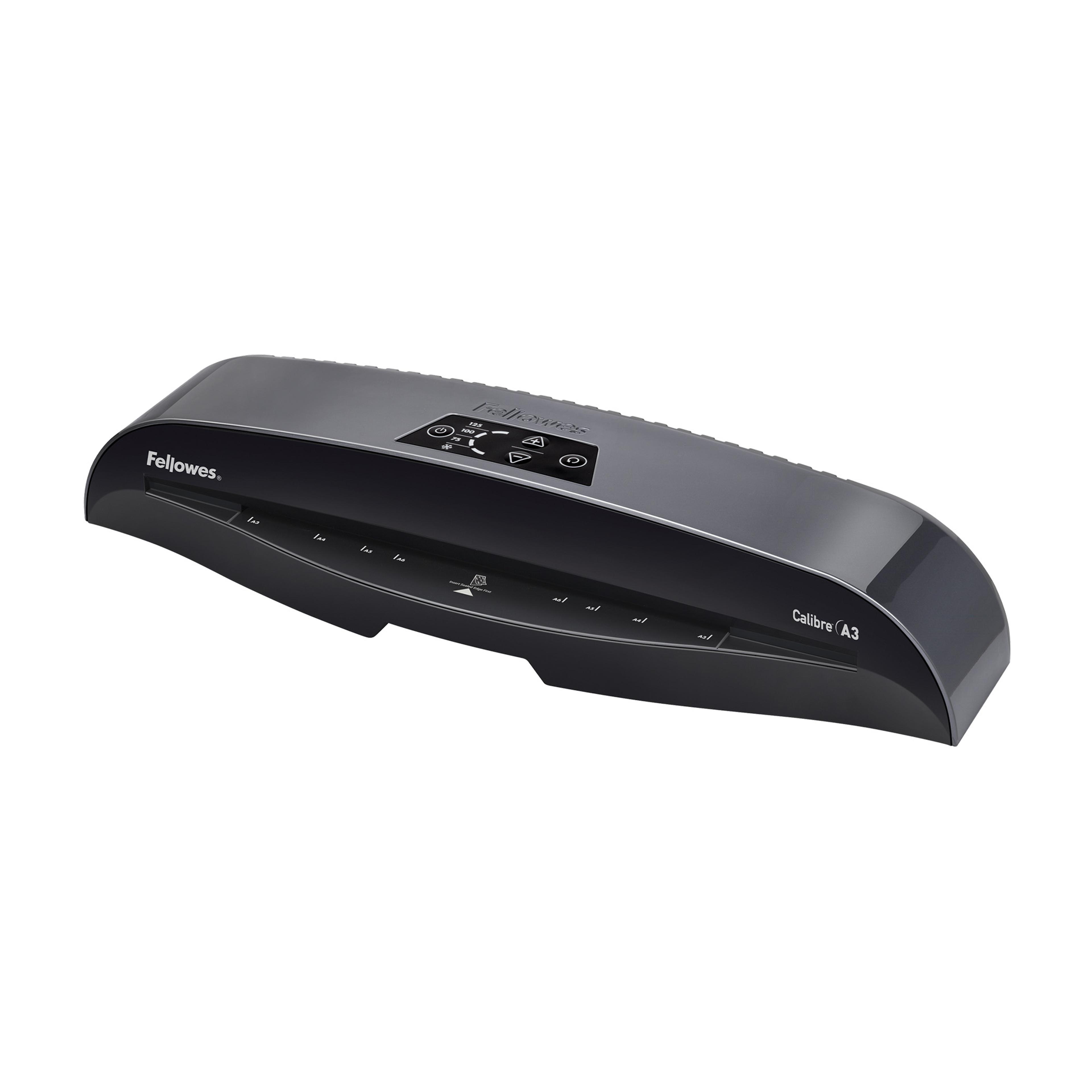 Fellowes Calibre Laminator - A3 - Machine (+10 A4 Laminating Pouches - Starter Pack) 