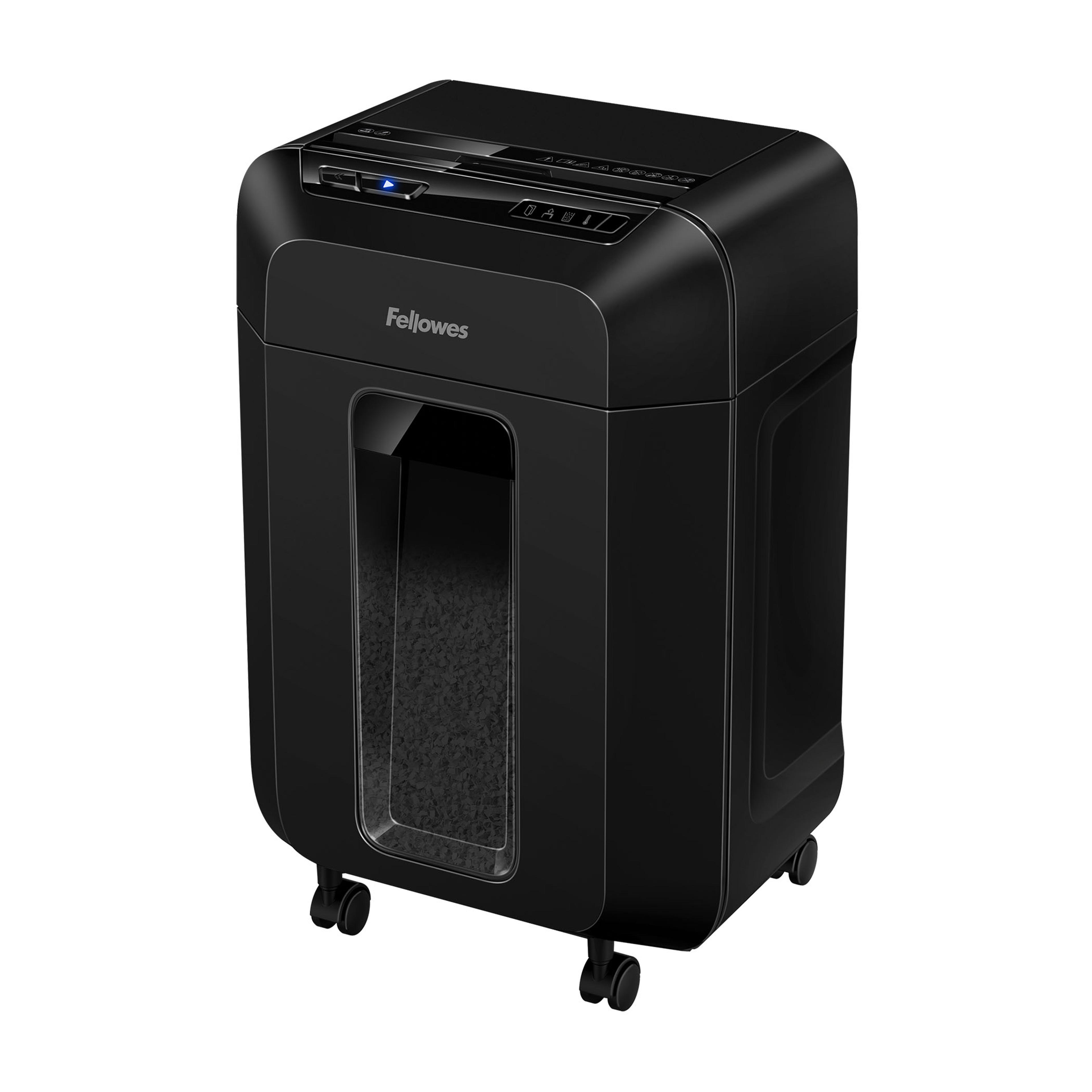 Fellowes Paper Shredder 80M 80 Sheet - Autofeed Mini Cut - Machine (17L Bin)