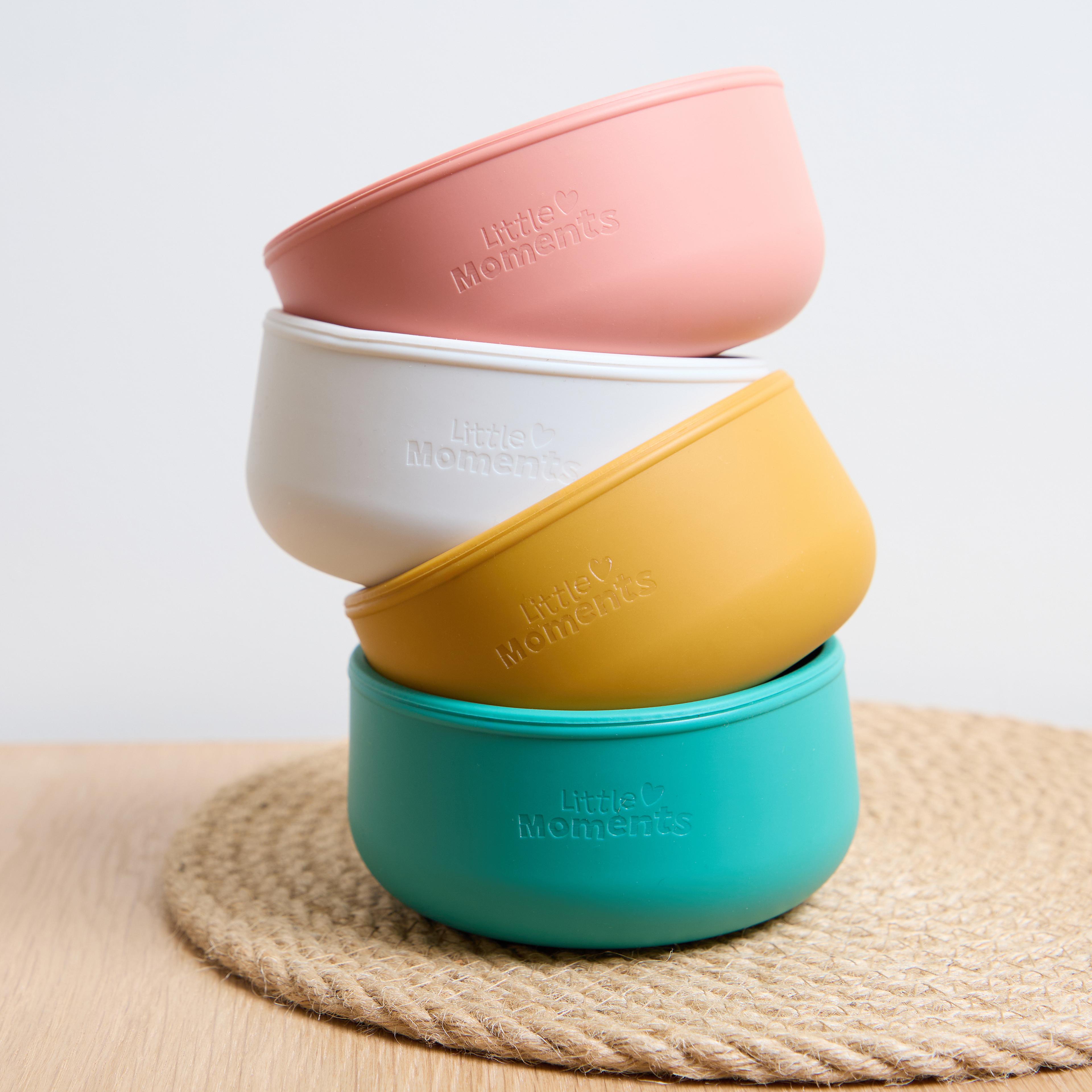 Little Moments Silicone Bowls - Pack of 4