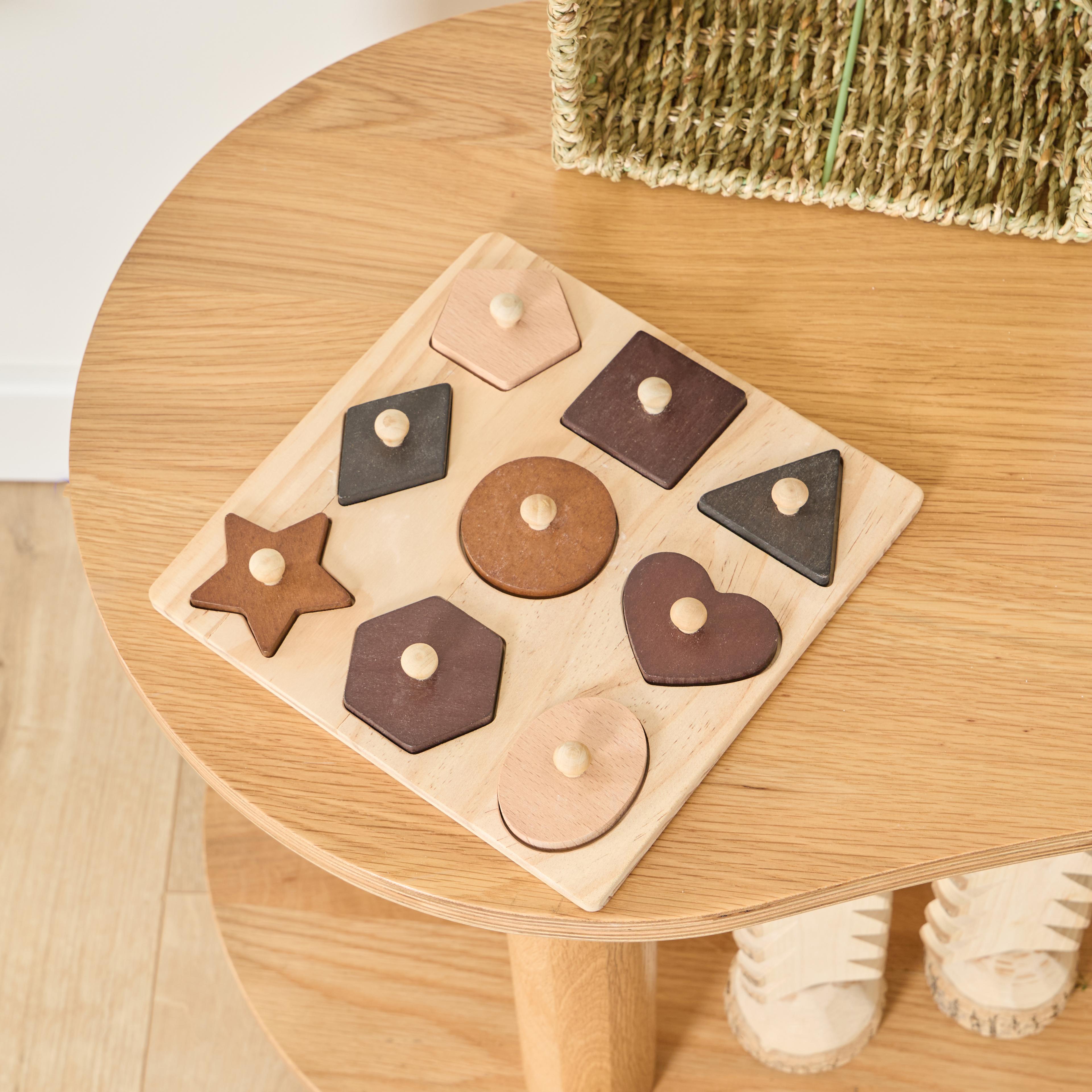 Wooden Shape Puzzle - 2D Shapes from Hope Education