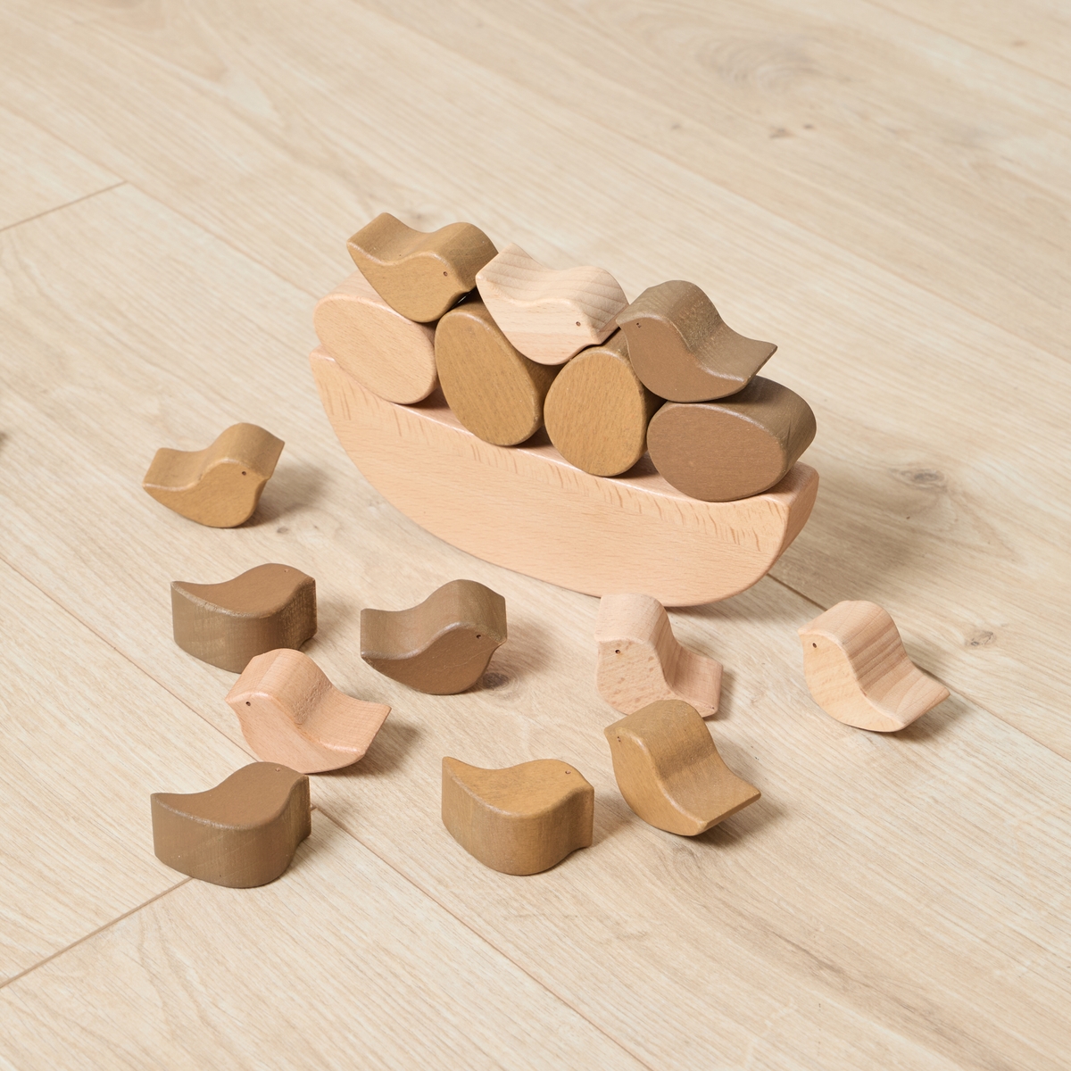 Curated visual reference: Fresh Look at Wooden Birds And Egg Balancing Set From Hope Education Hp00059200