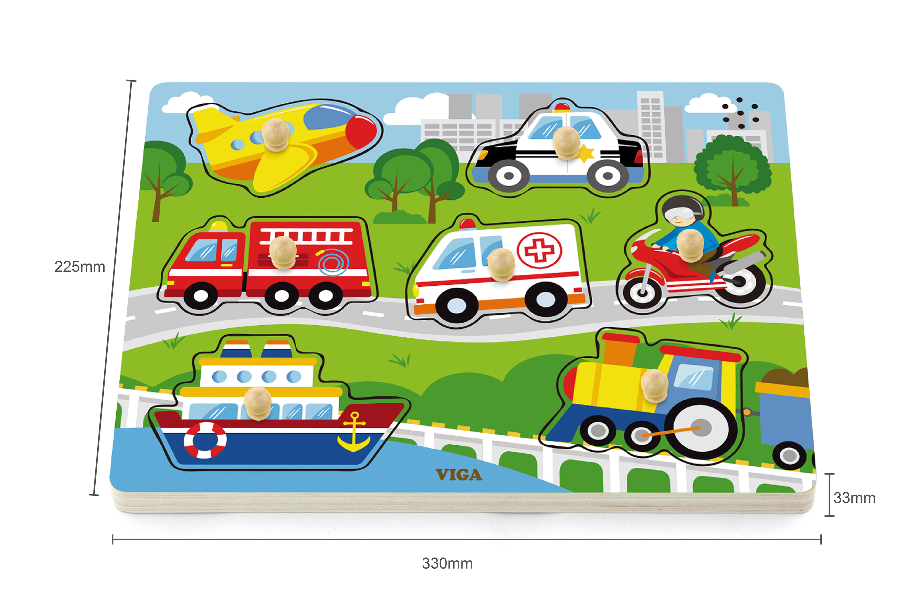 VIGA  Sound Puzzle - Transportation