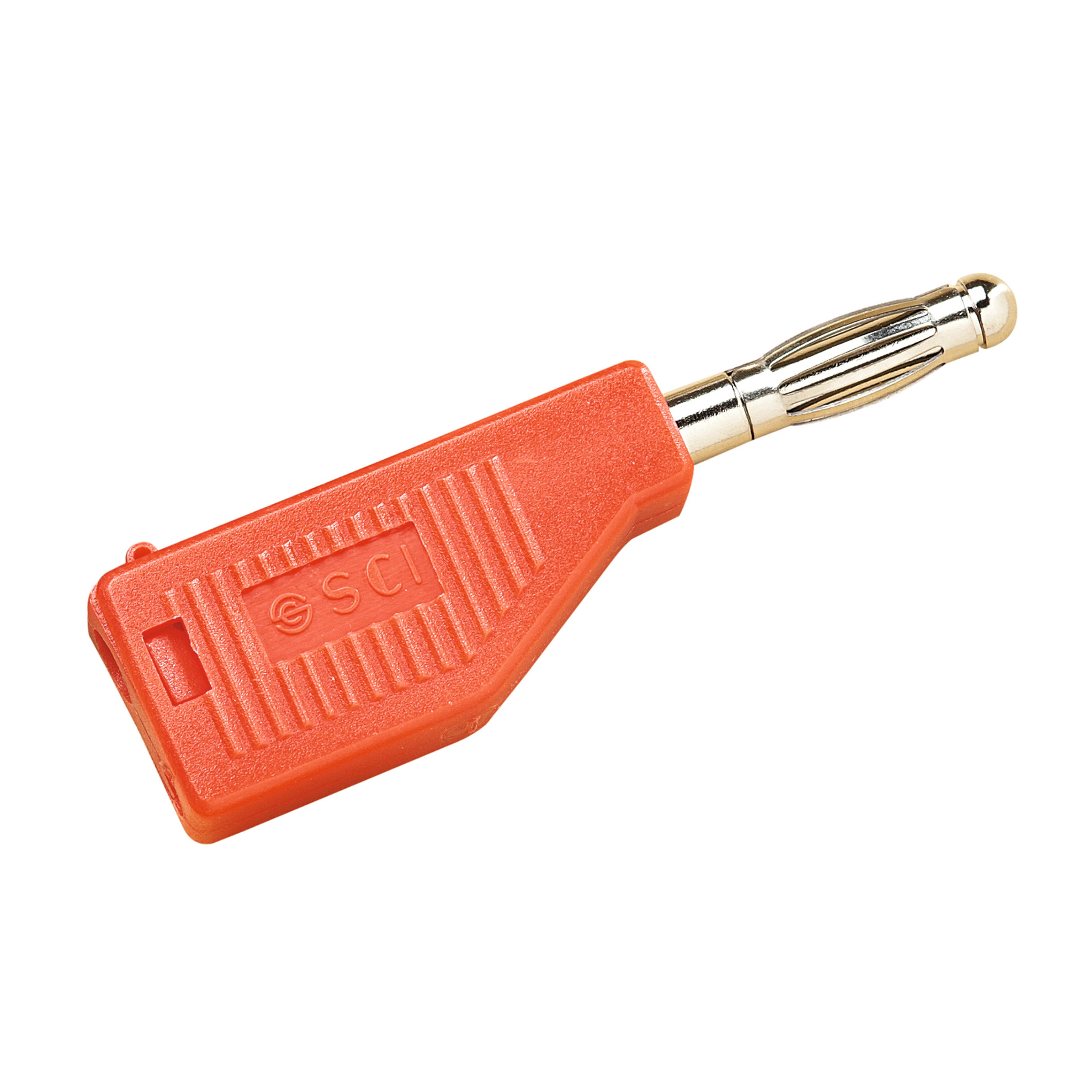 4mm Stackable Plug - Red - Pack of 10