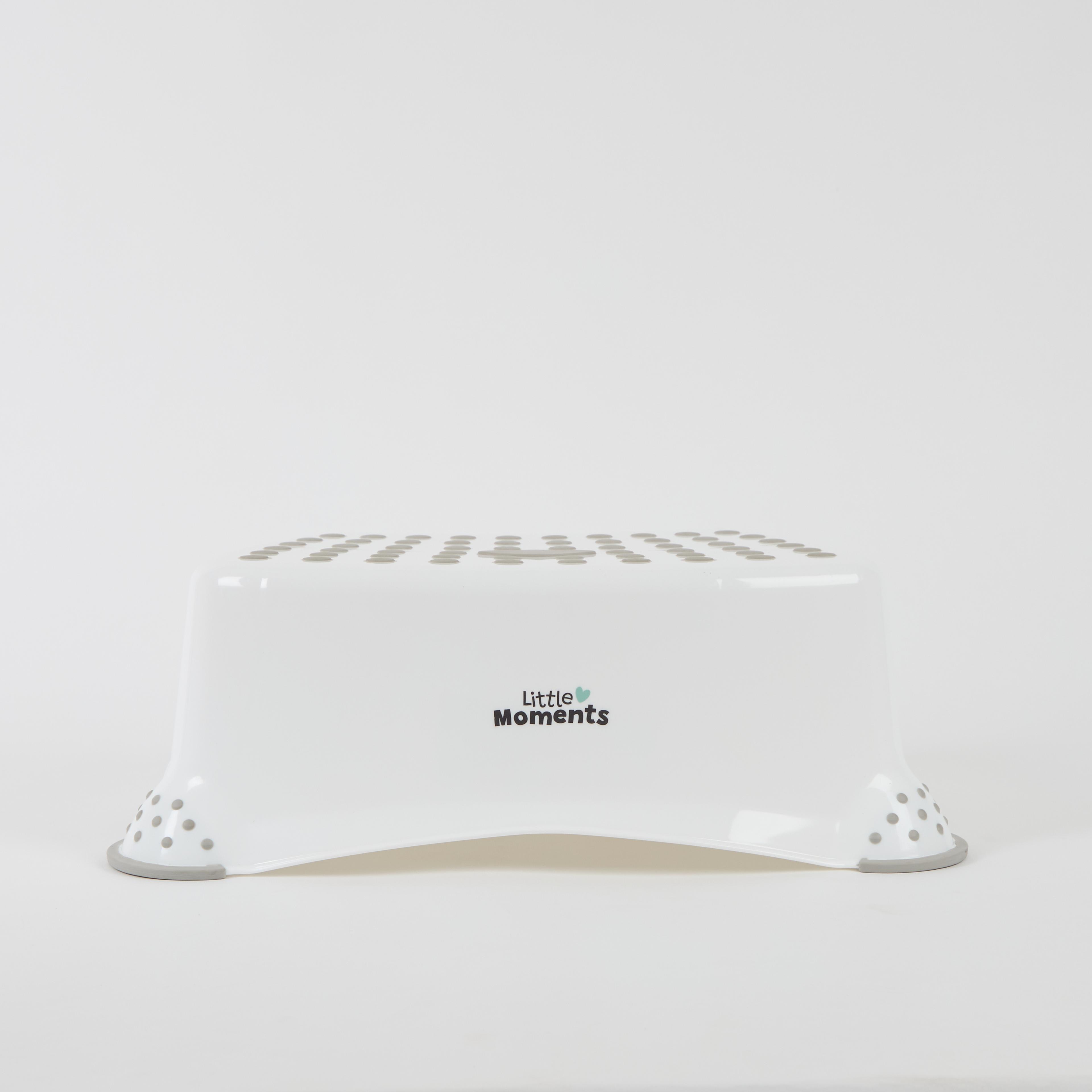 Little Moments White Step Stool