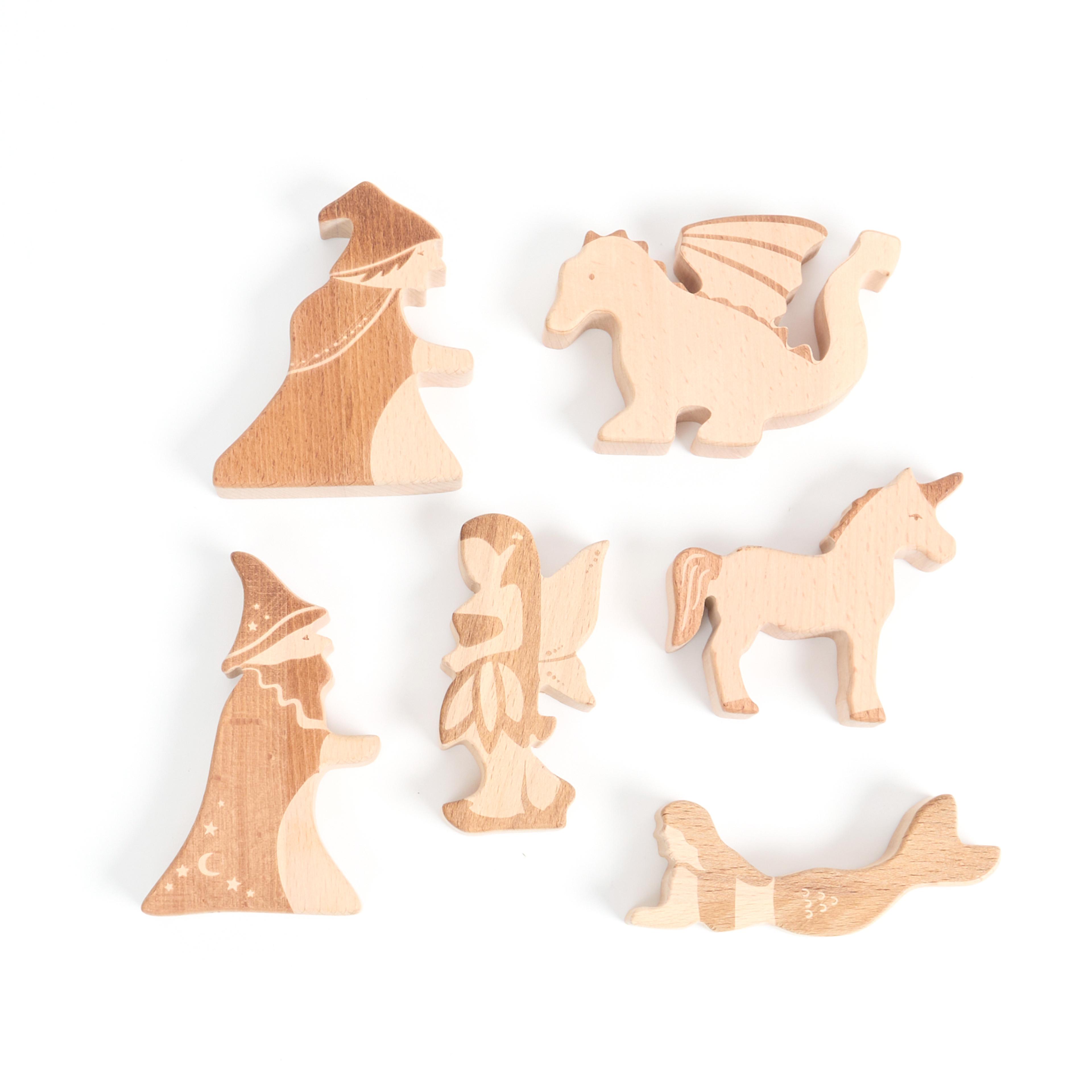 Wooden Mythical Creatures from Hope Education - Pack of 6