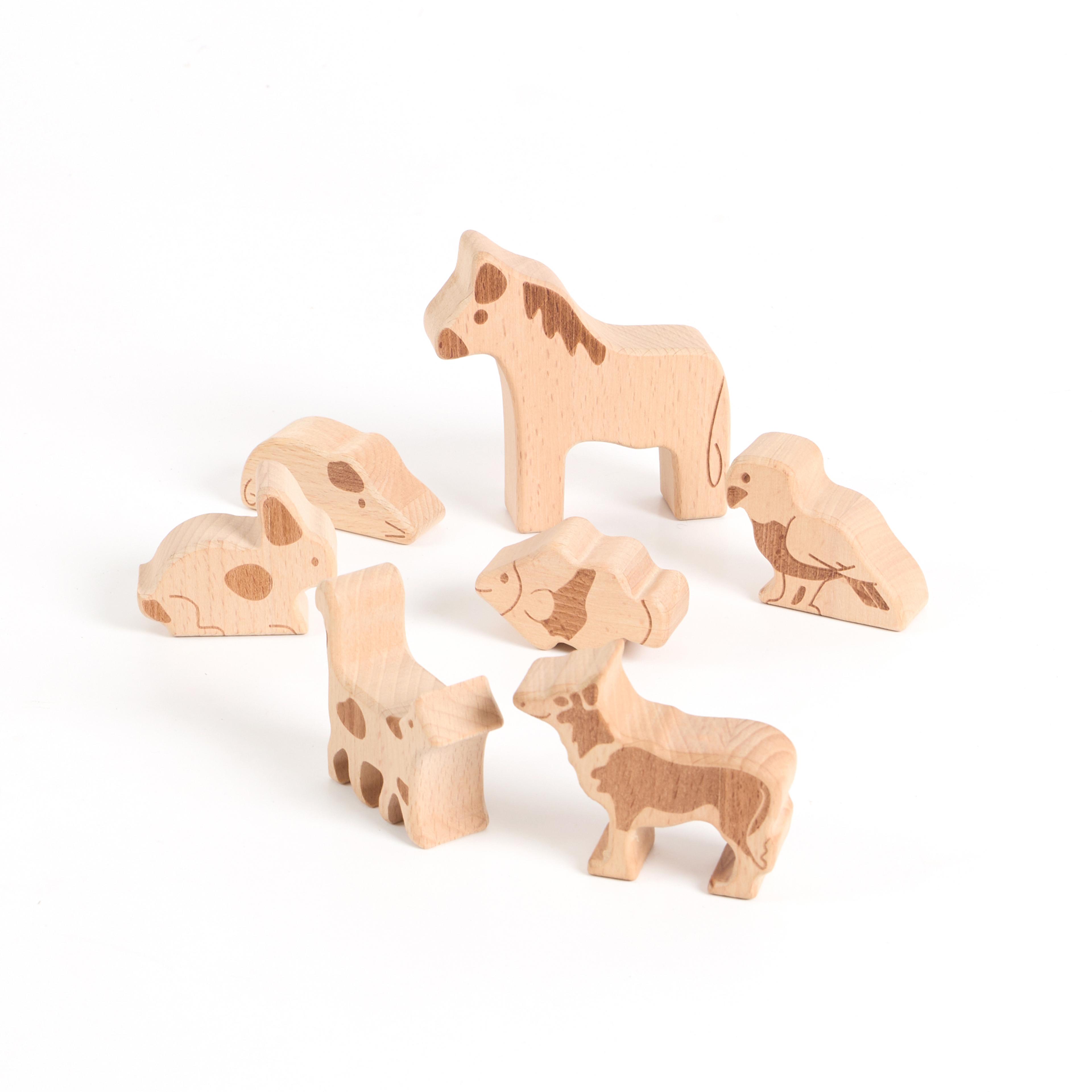 Wooden Pets from Hope Education - Pack of 7