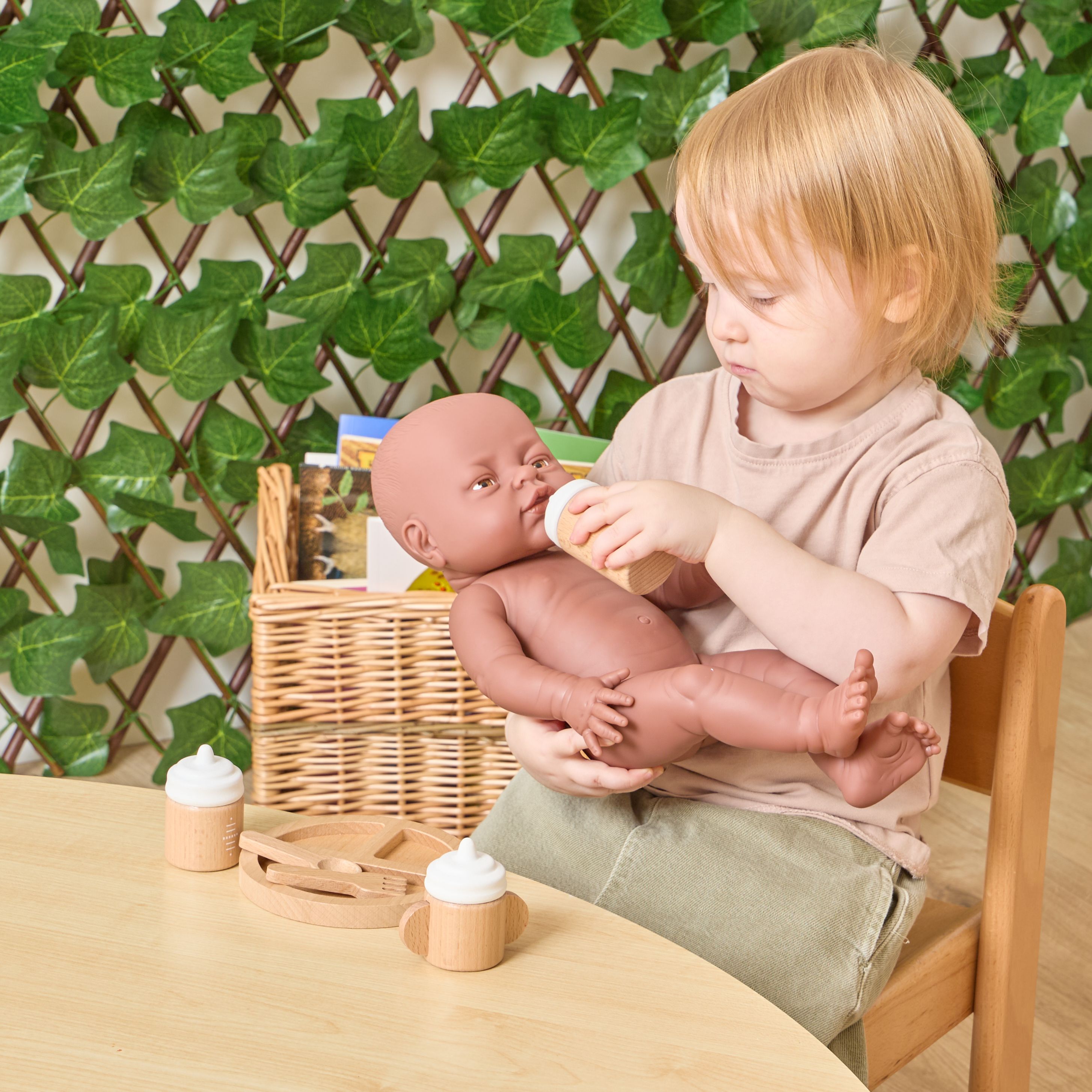Wooden Feeding Set from Hope