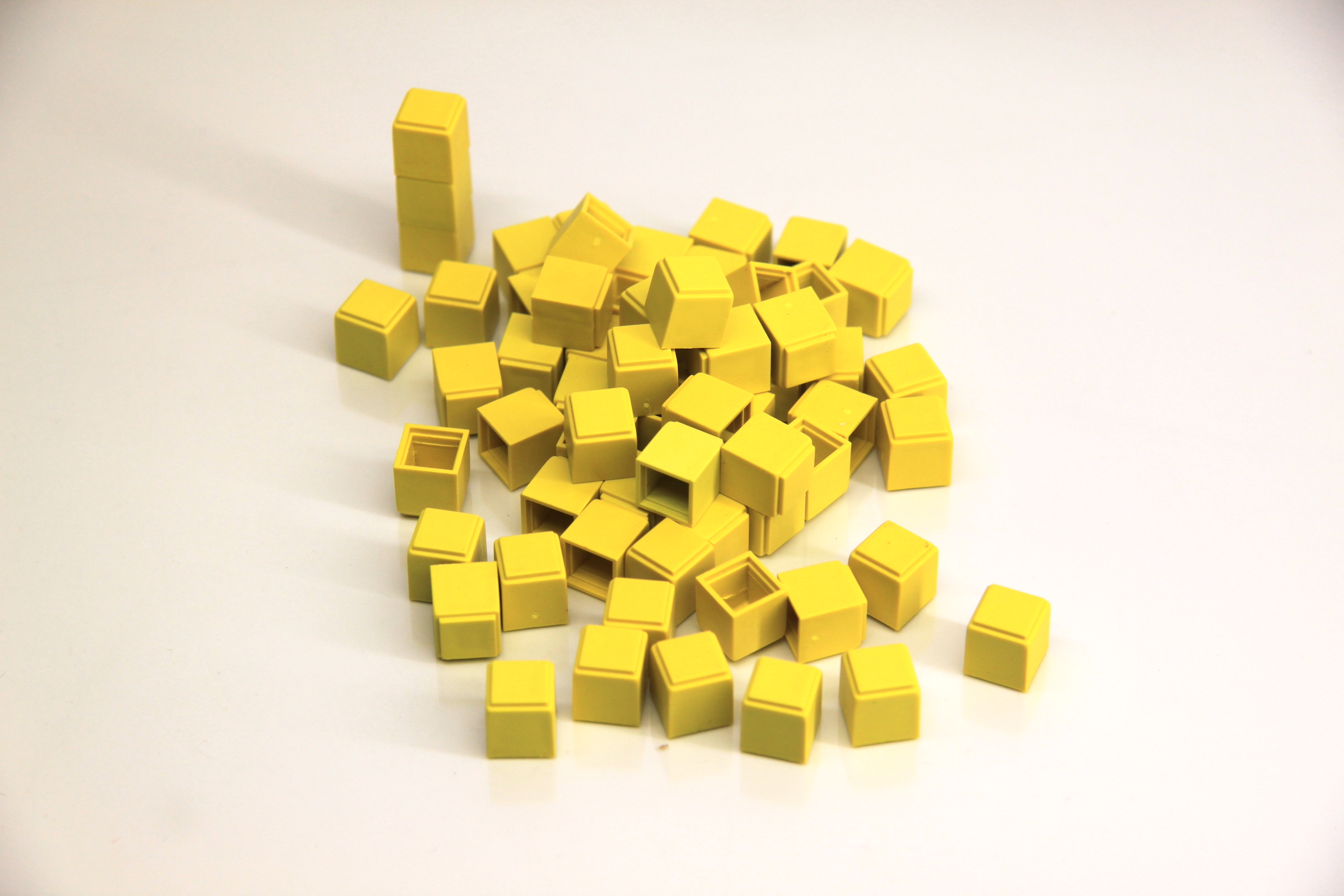 Base Ten Units Cubes 100pcs - Yellow