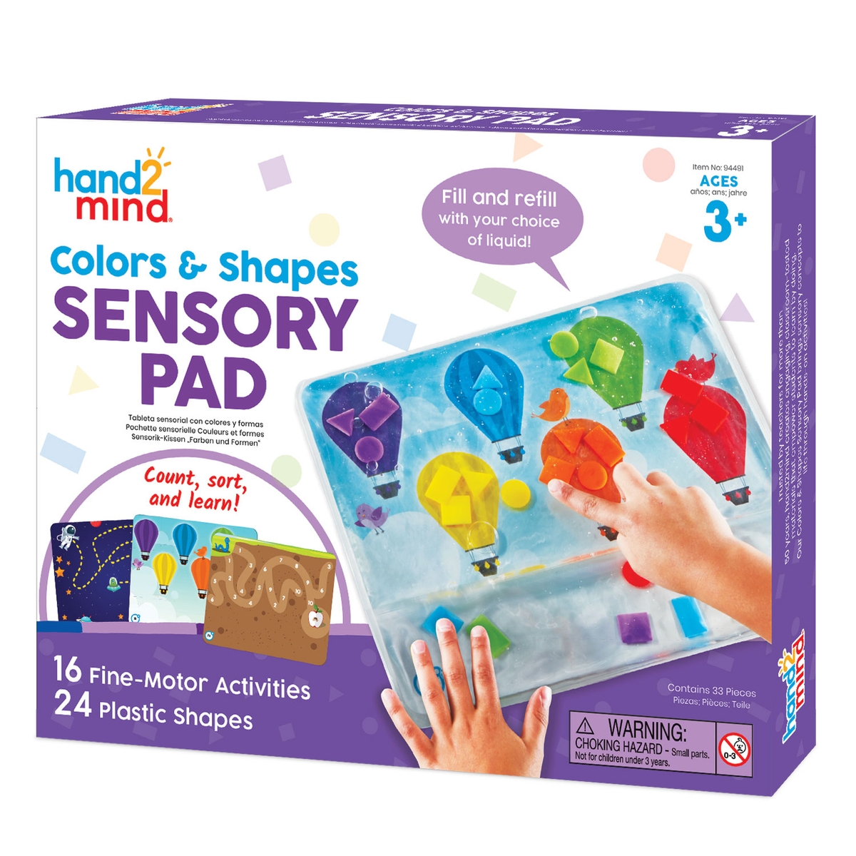 Learning Resources Colours & Shapes Sensory Pad | HP00059302 | Findel ...
