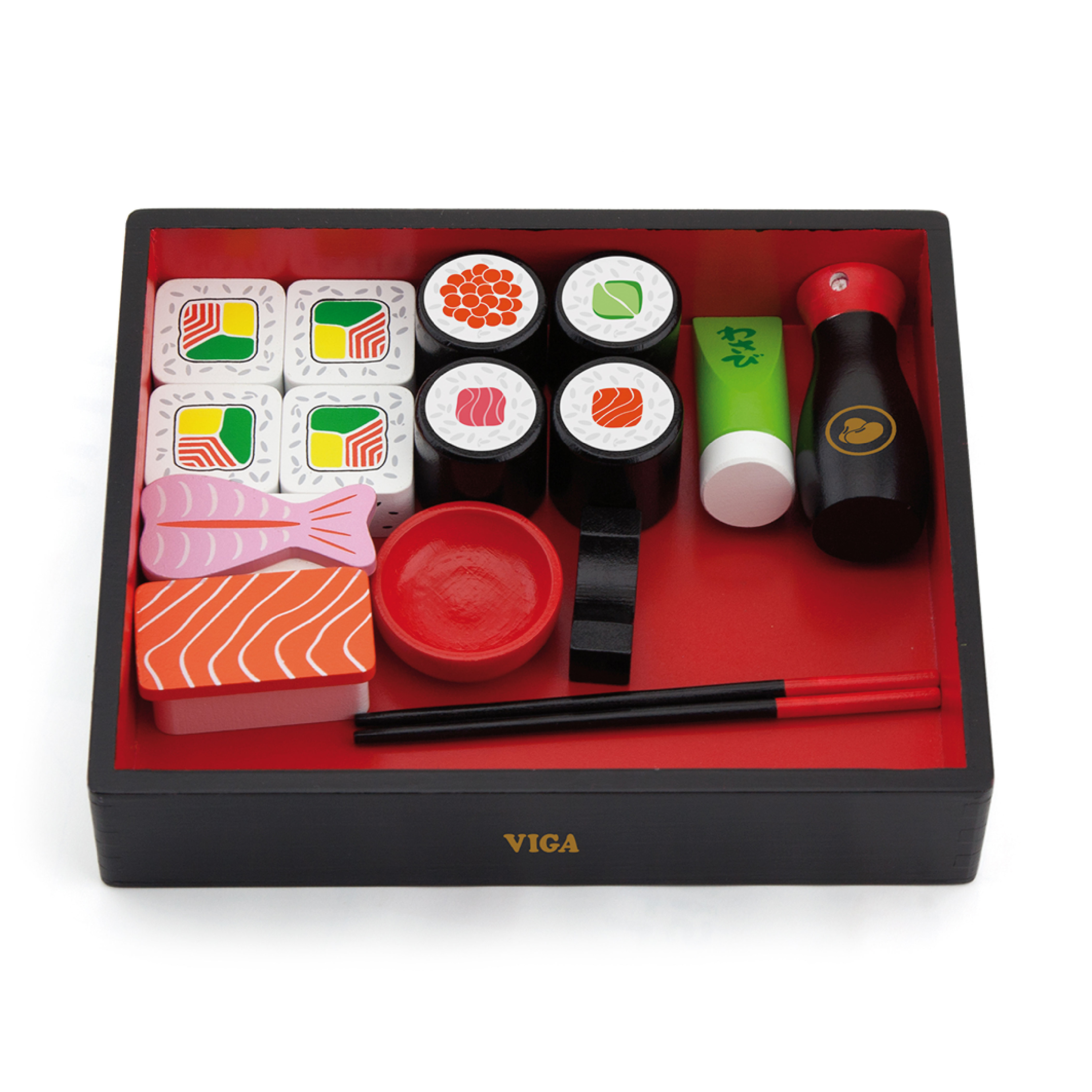 VIGA Wooden Sushi Set
