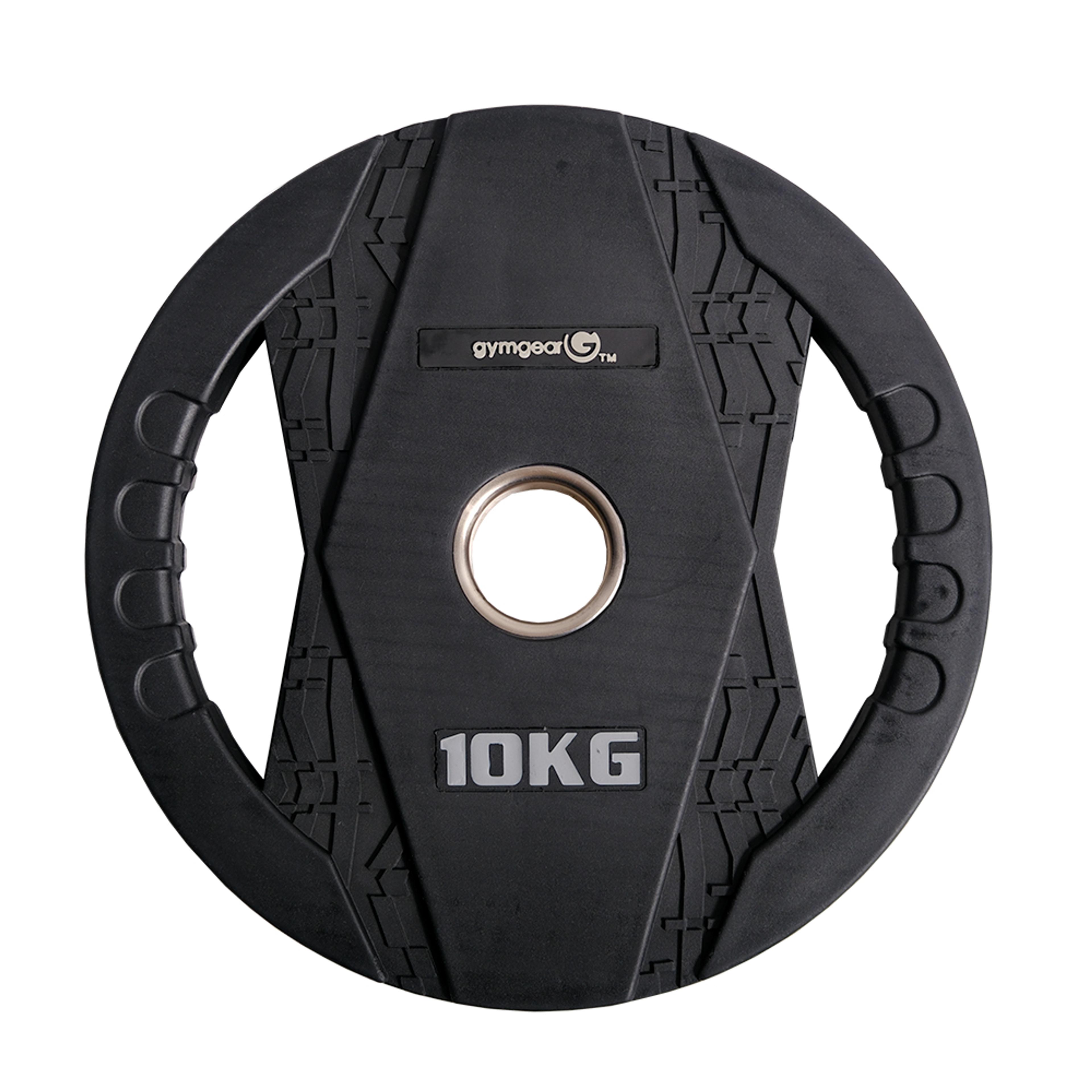 Gym Gear Rubber Plate Dual Grip - 10kg - Pair