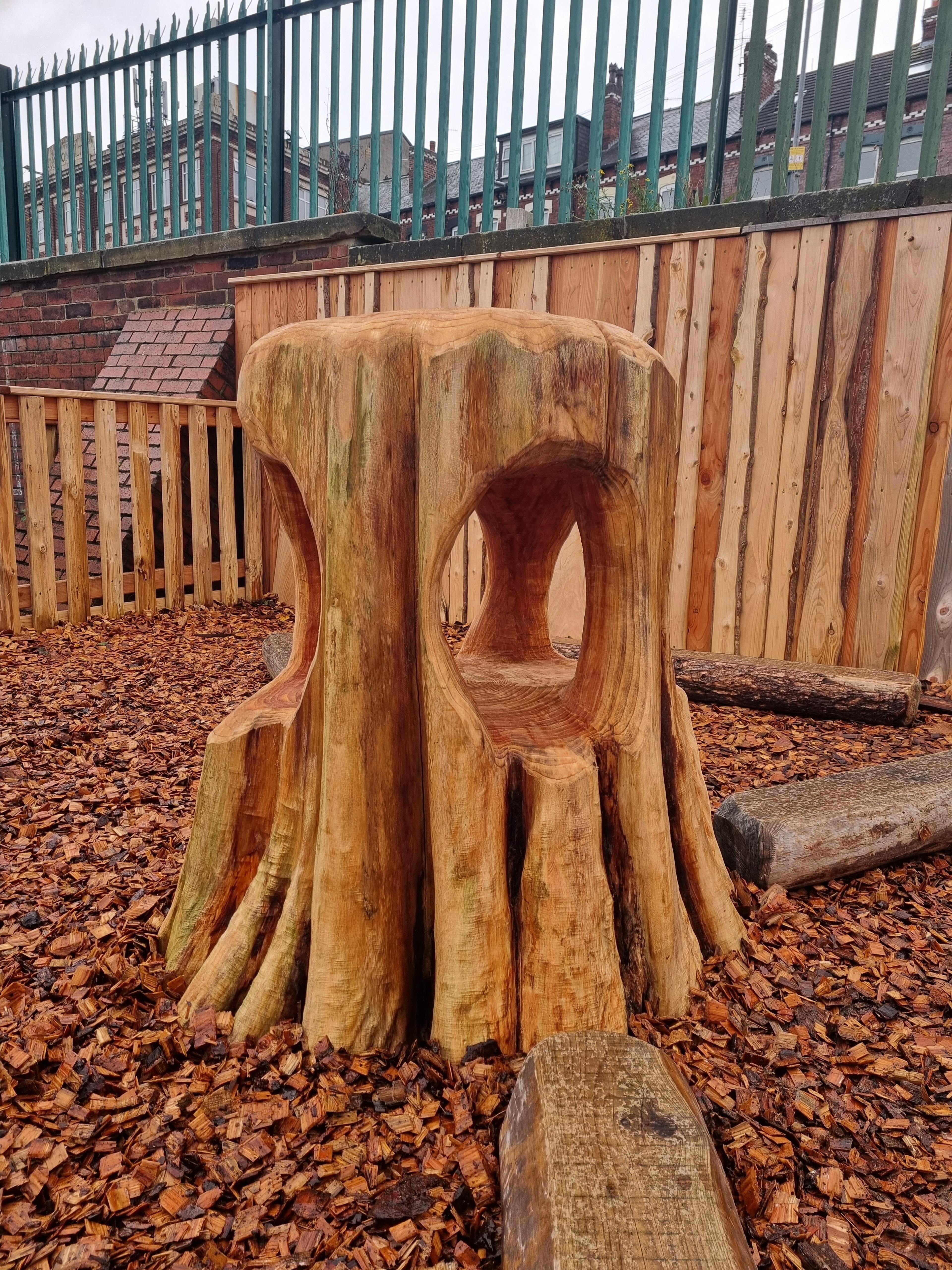 Outdoor Classrooms Tree Stump Tunnel 