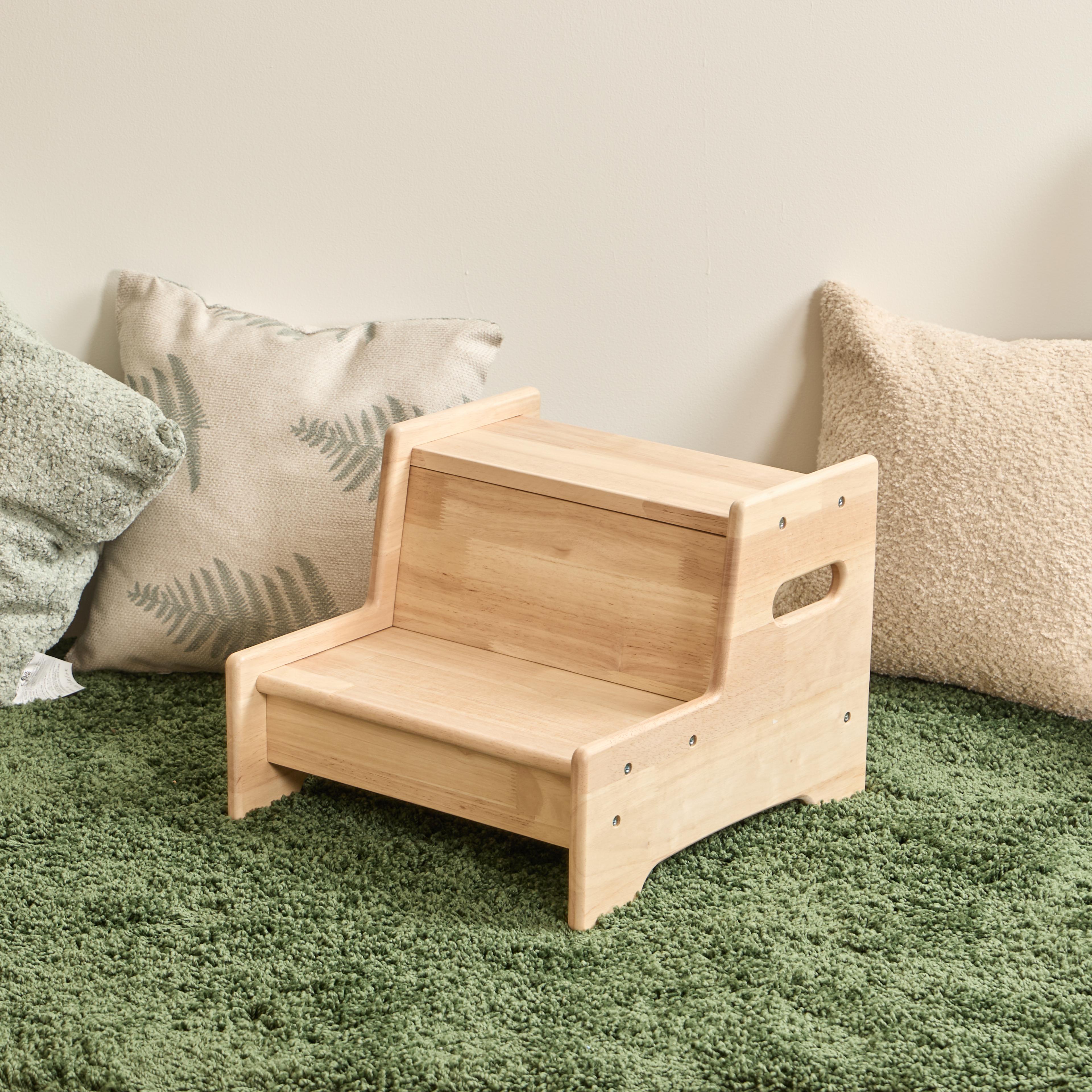 Wooden Step Stool with Storage from Hope Education