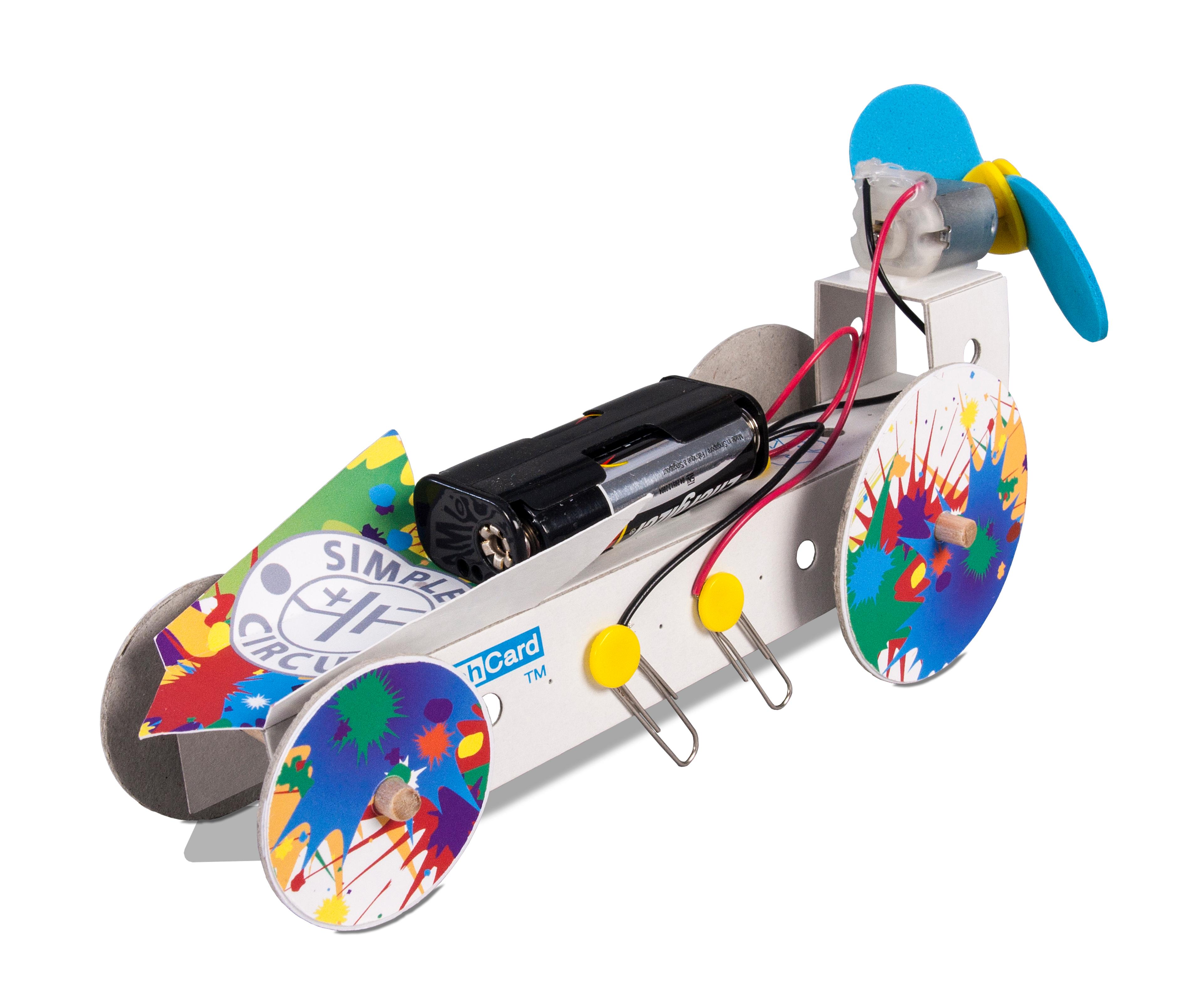 TechCard Propeller Car - Pack of 10