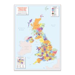 Wildgoose Colour Blind Friendly UK Political Map