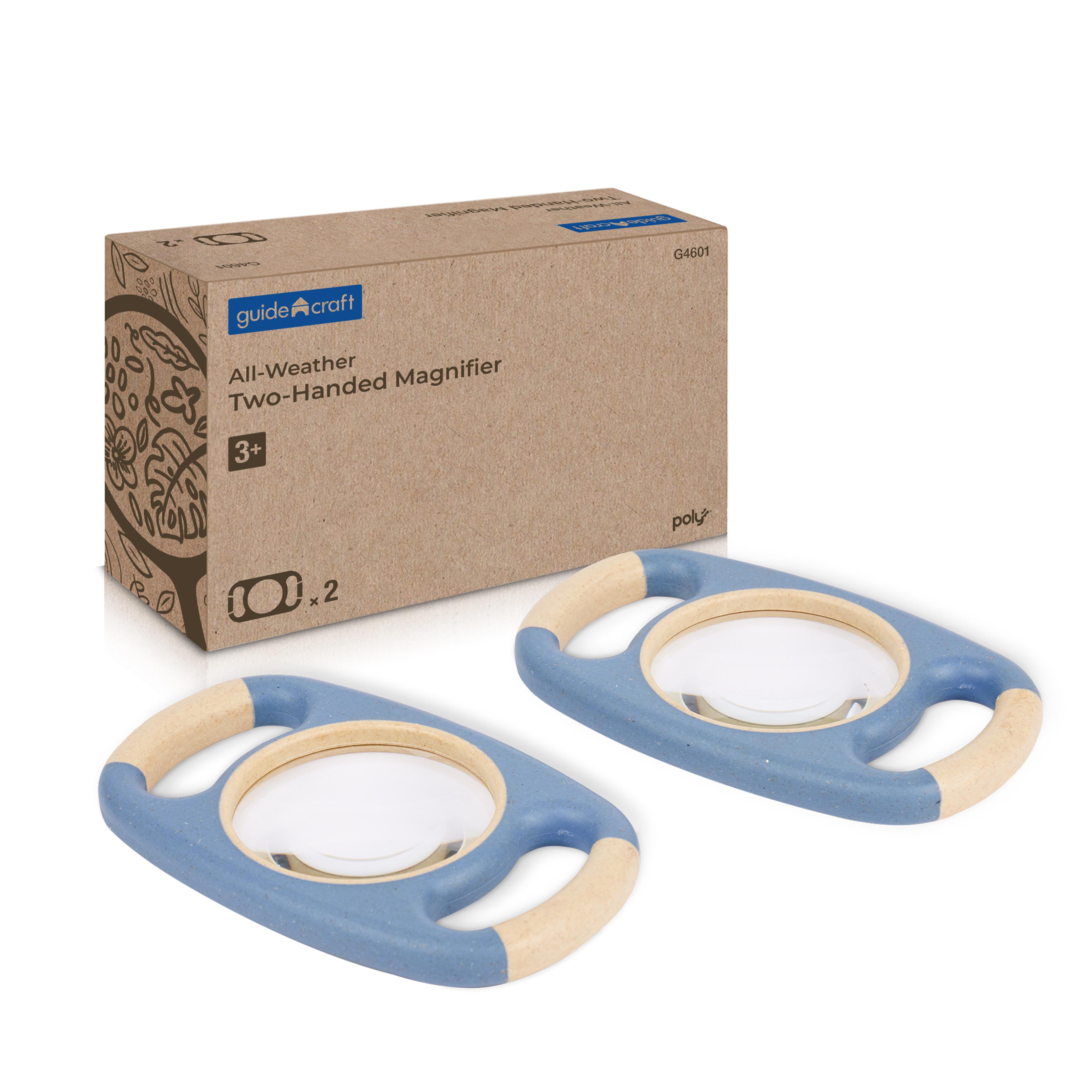 Guidecraft All Weather 2 Handled Magnifier - Set of 2