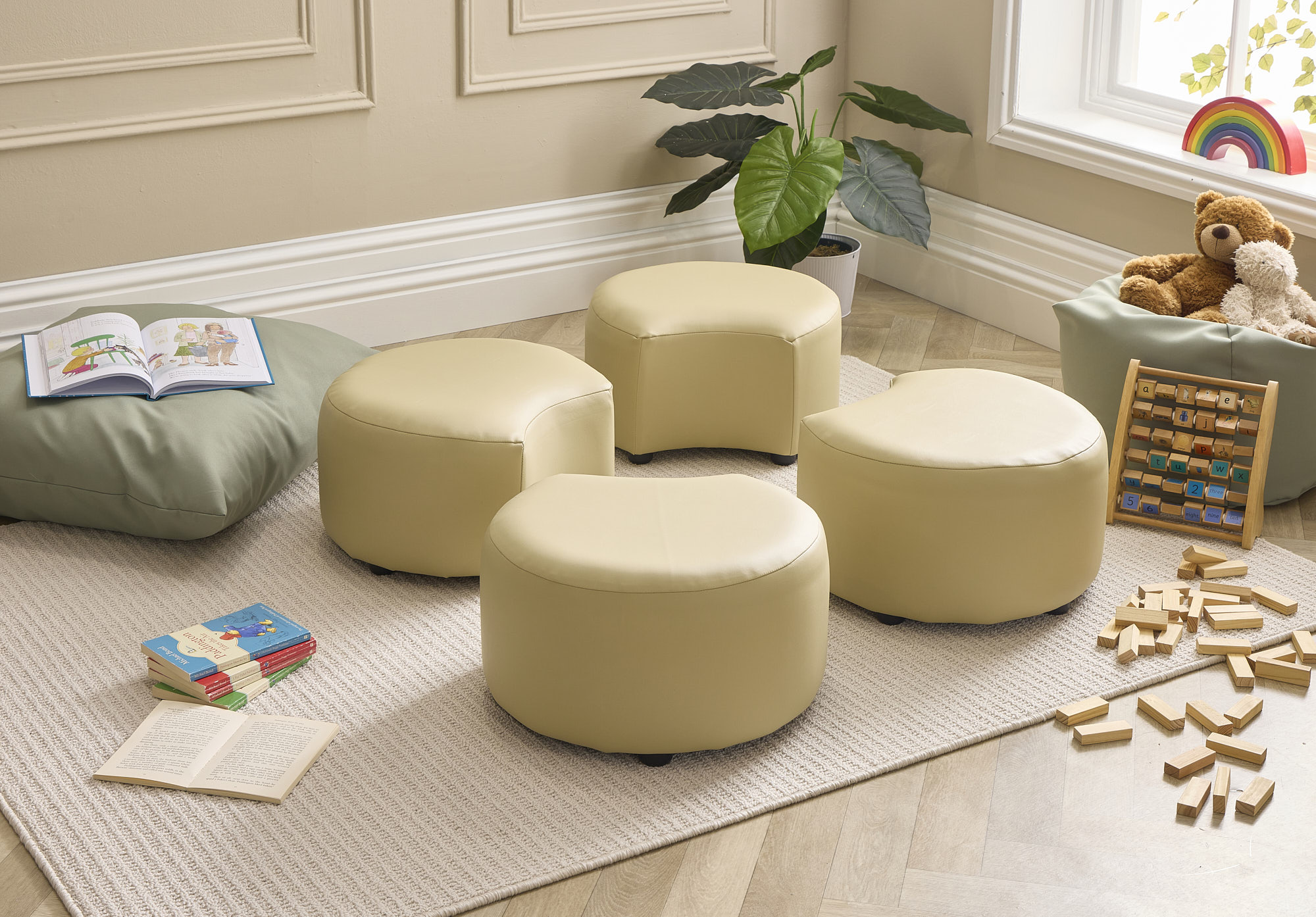 Neutral Snuggle Pod Seats Pack of 4
