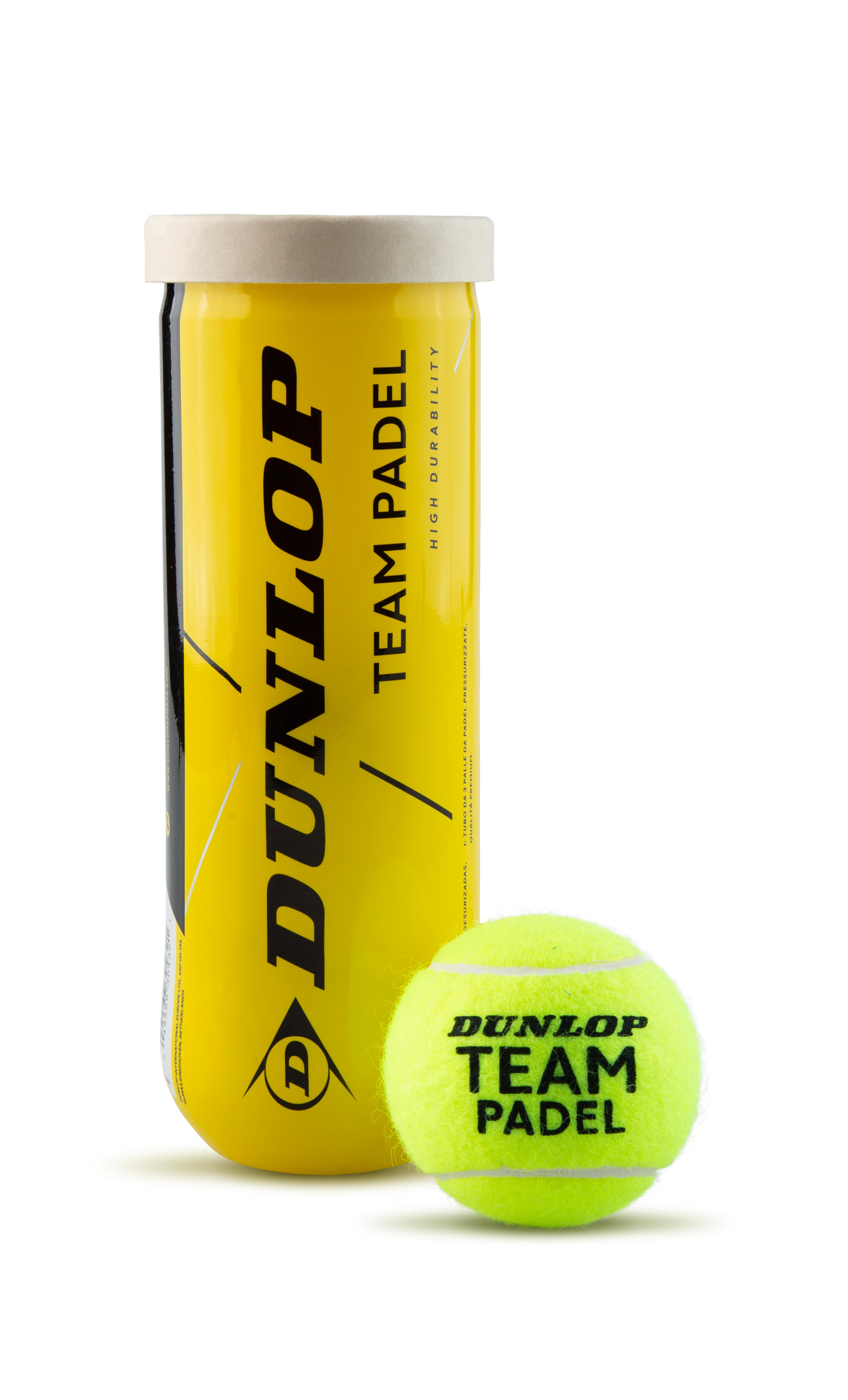 Dunlop Team Padel Balls - Pack of 3