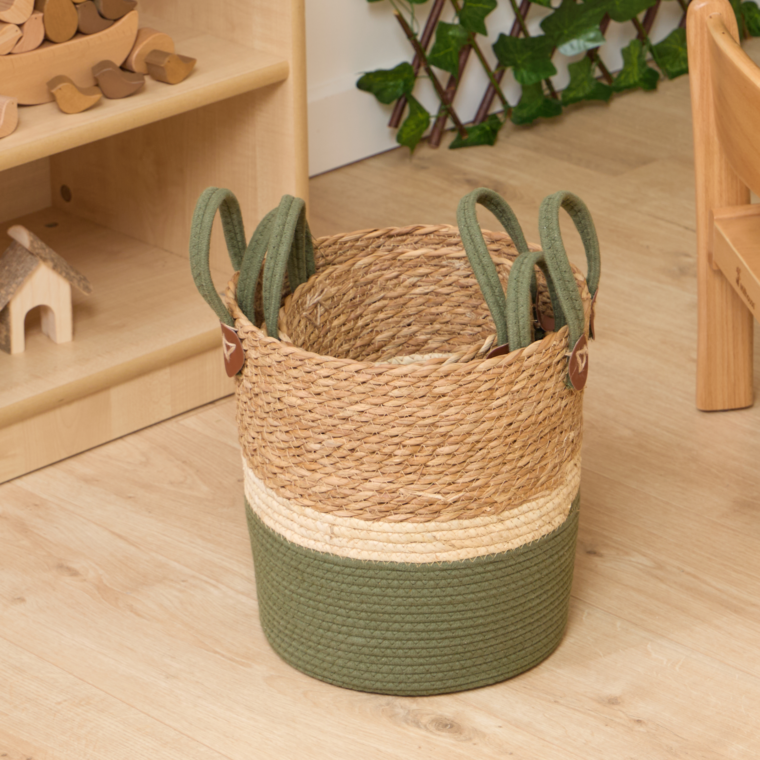 Sage Green Baskets from Hope Education - Set of 3