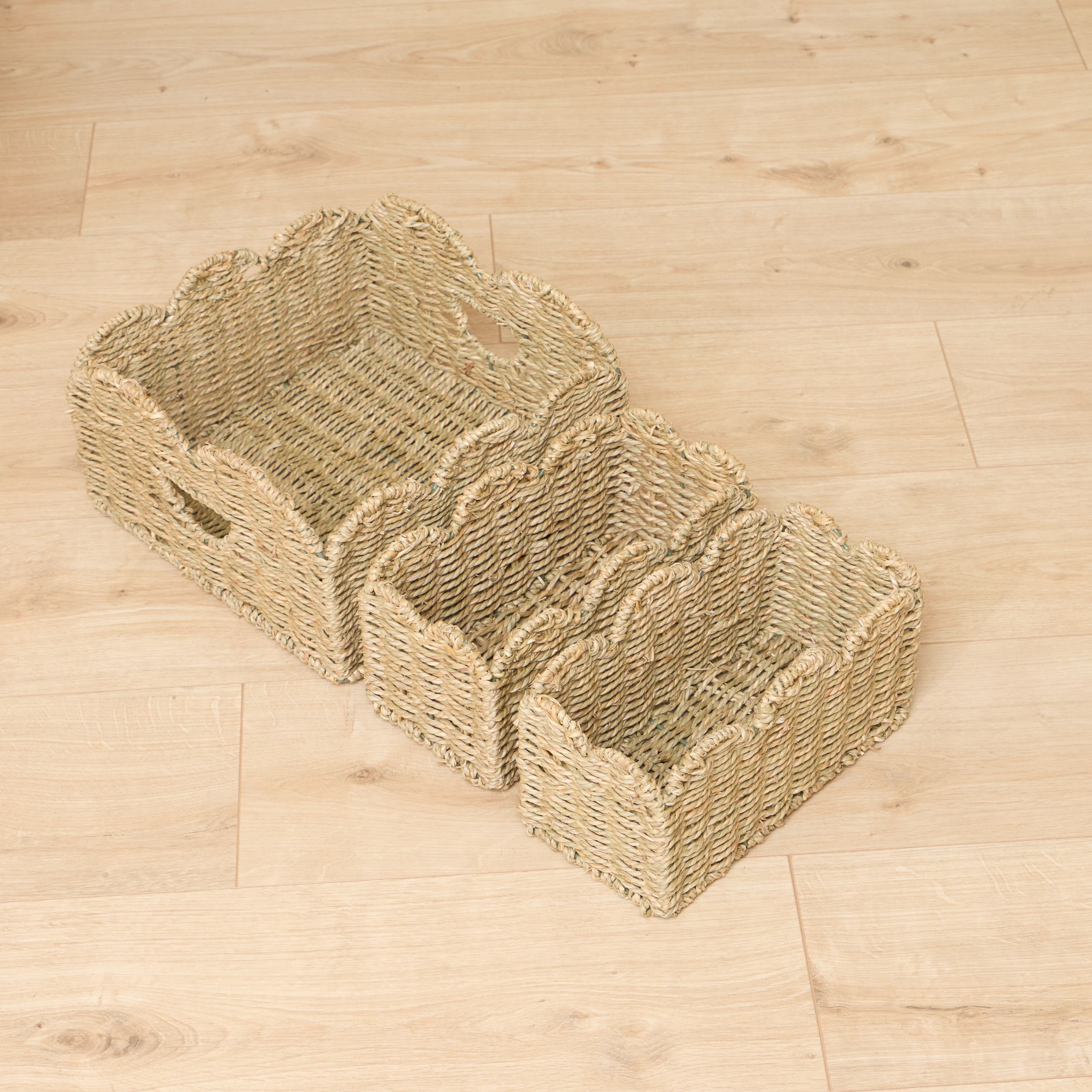Scallop Detail Baskets from Hope Education  - Set of 3