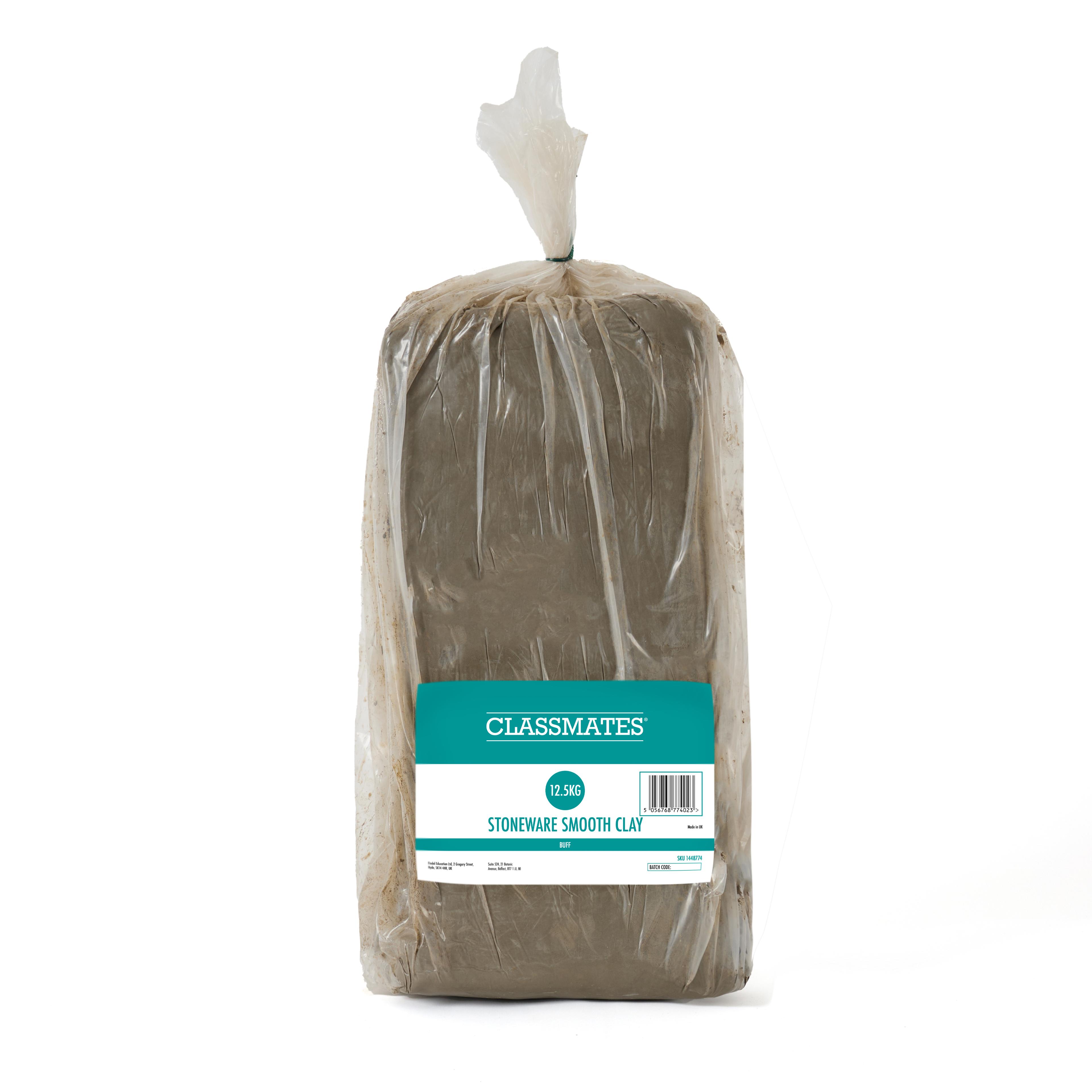 Classmates Stoneware Buff Smooth Clay - 12.5kg