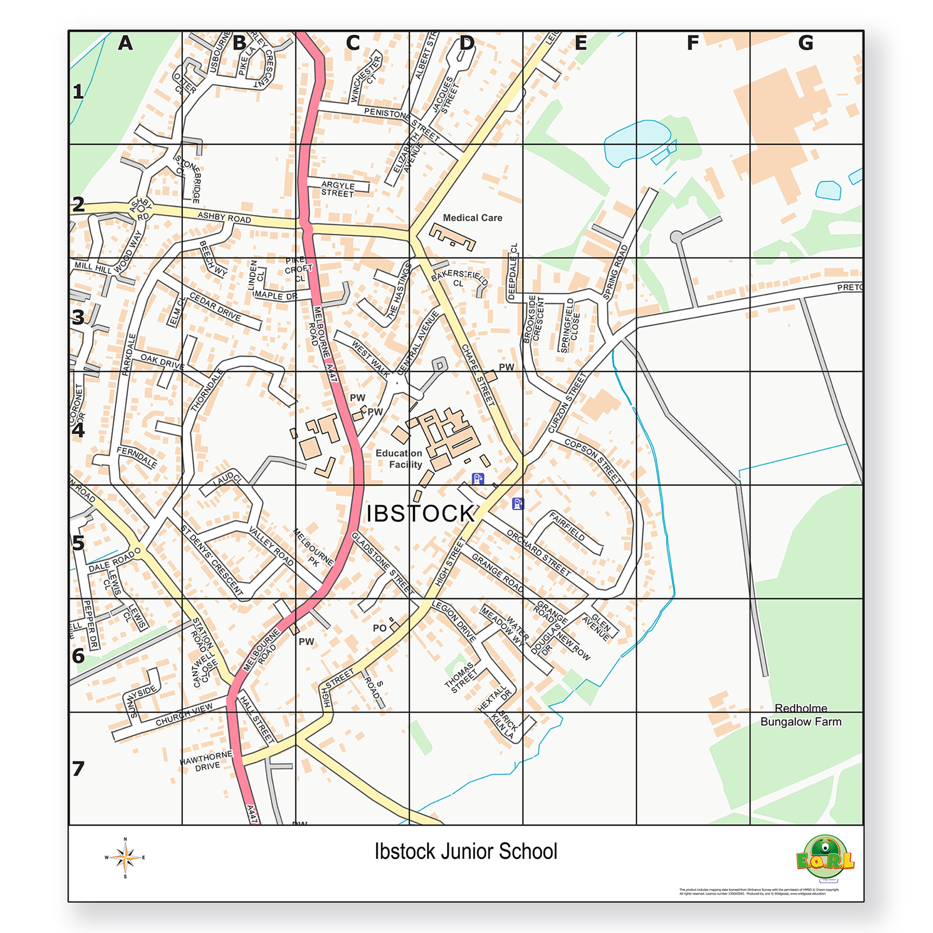 EaRL Our School Ordnance Survey Playmat